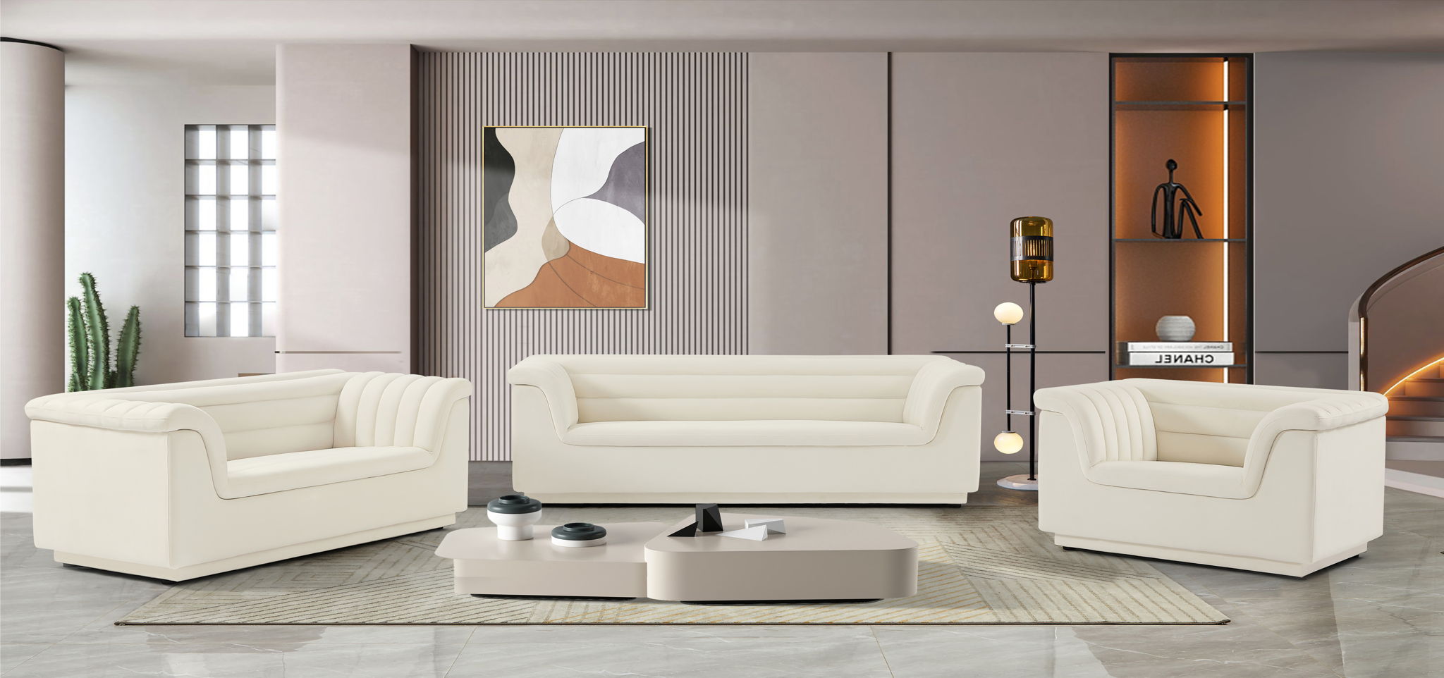 Cascade - Velvet Chair