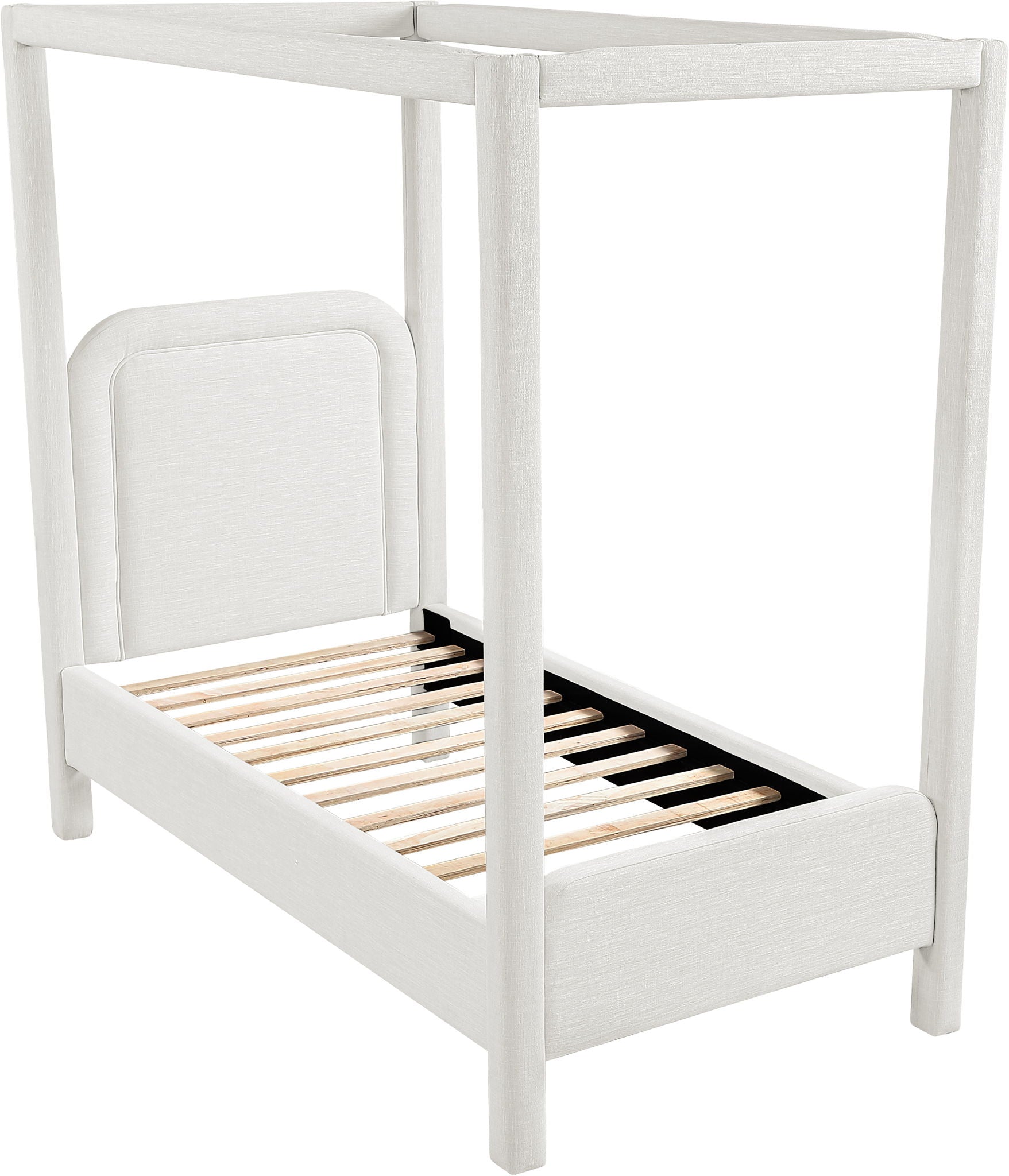 Salina - Linen Textured Fabric Upholstered Bed