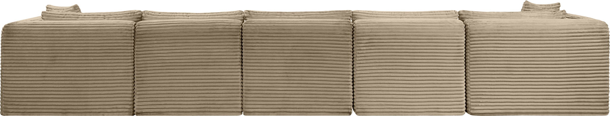 Shaggy - Fabric 7 Piece Modular Sectional With 2 Ottomans