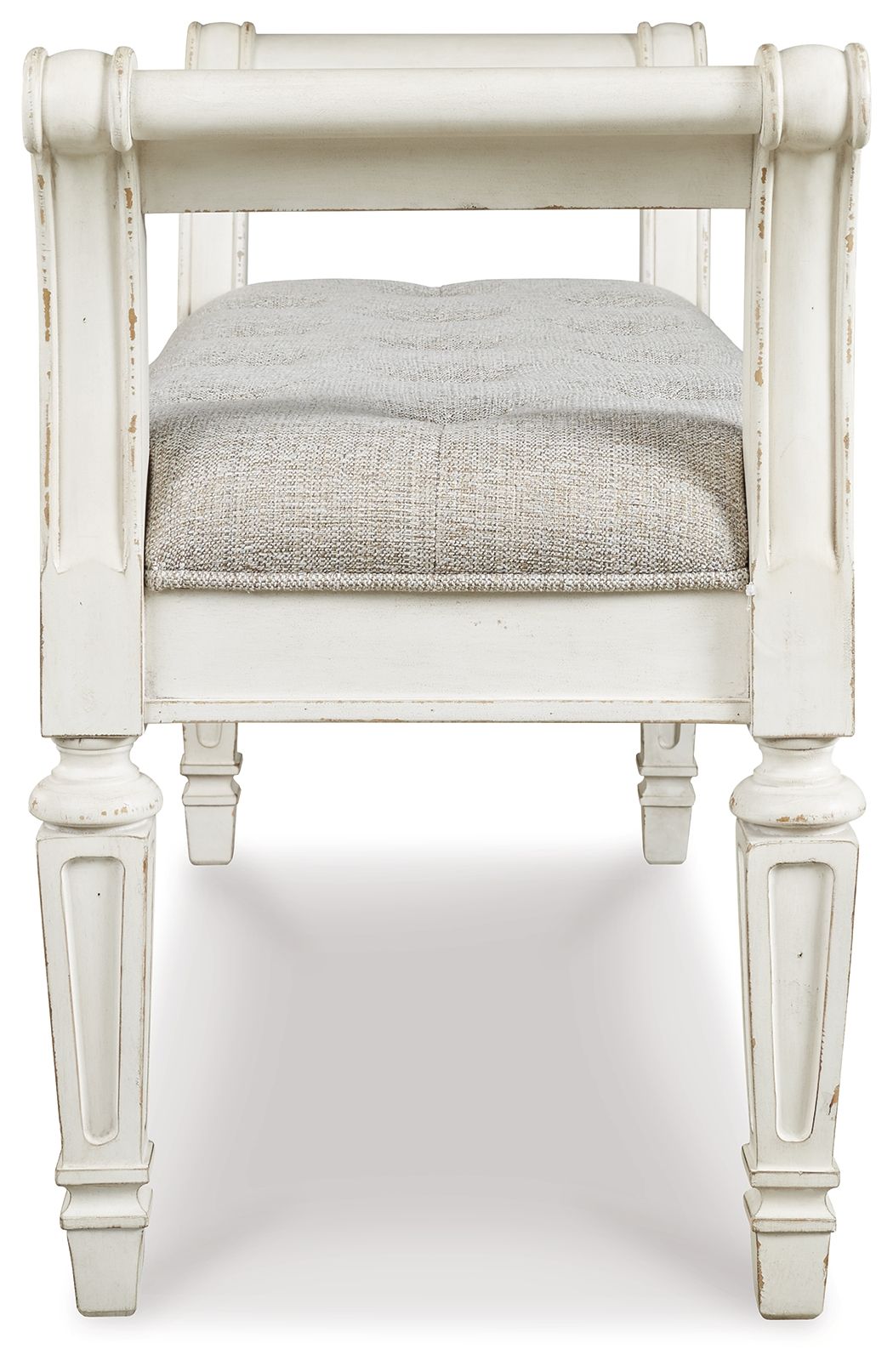 Realyn - Accent Bench - Antique White