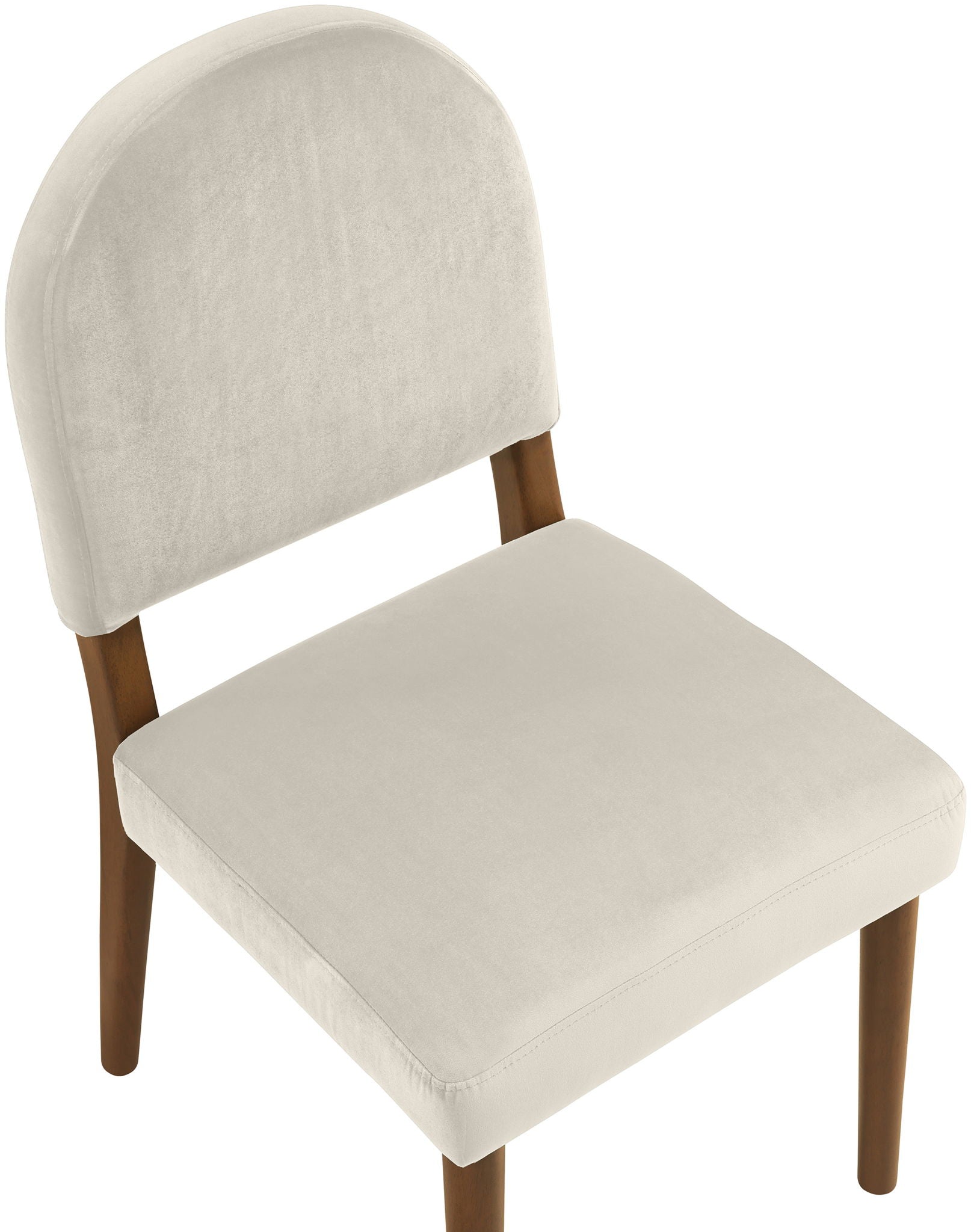 Varinelle - Velvet Dining Chair (Set of 2) - Walnut Frame