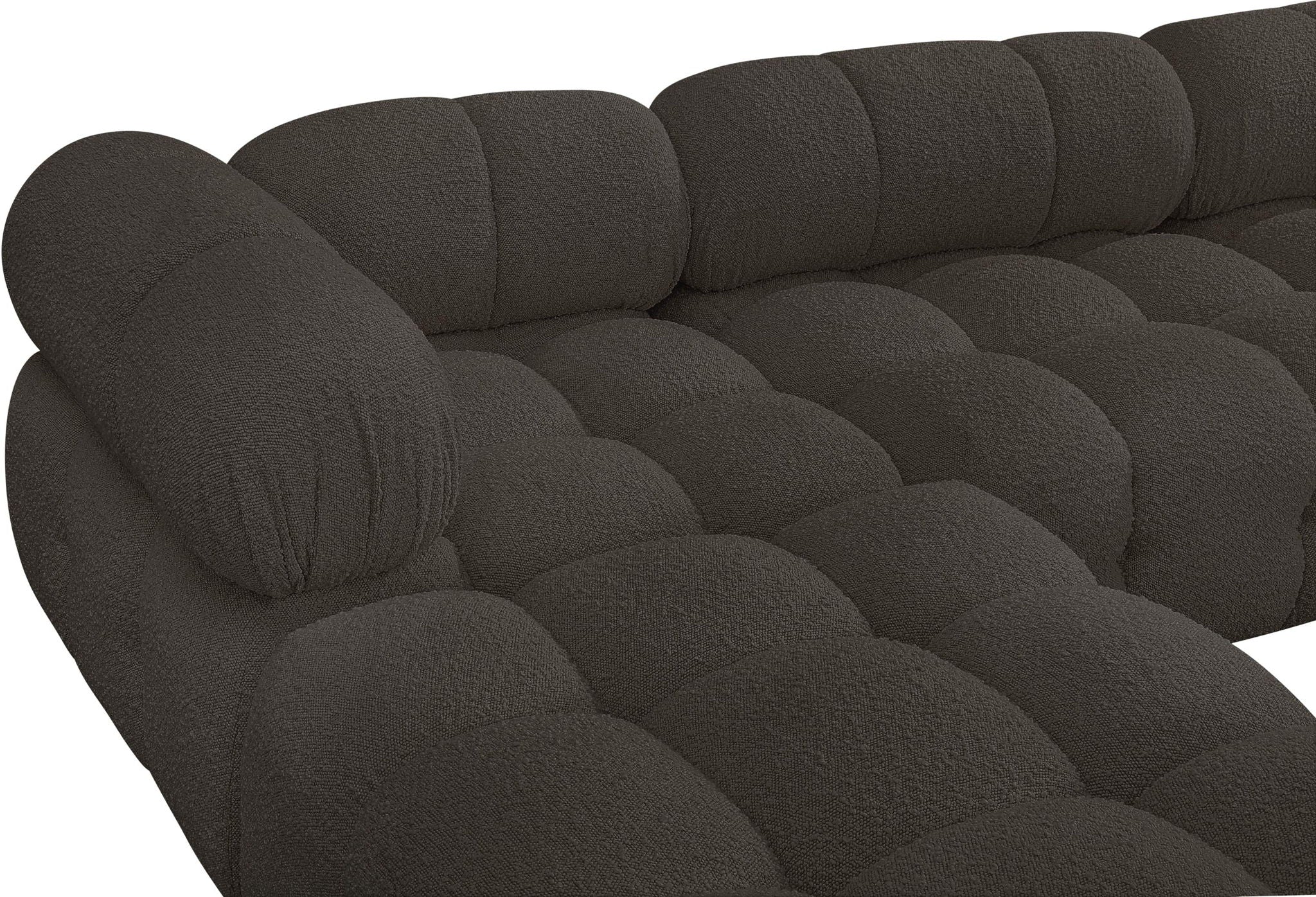 Ames - 6 Piece Fabric Modular U-Shaped Sectional