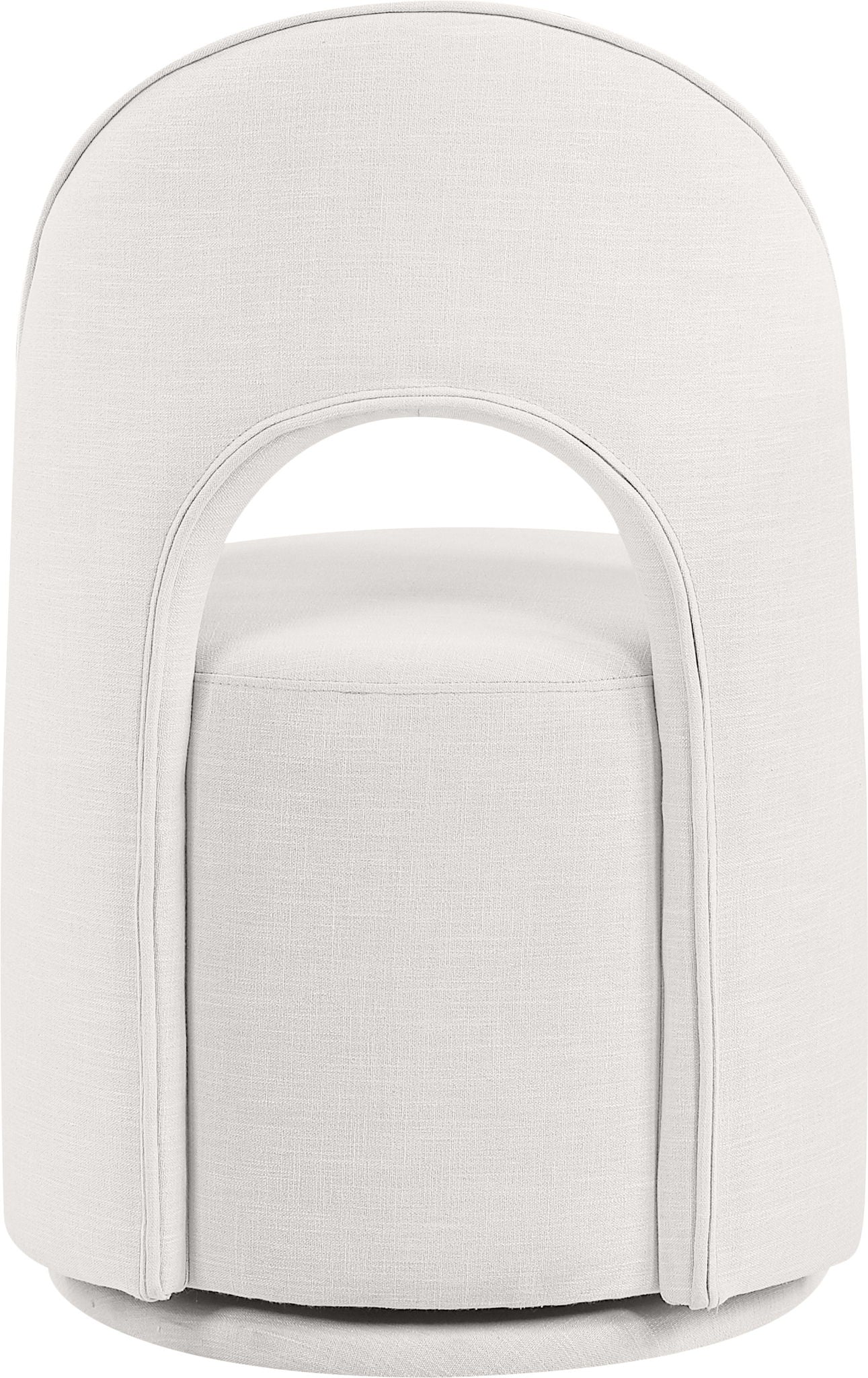 Cirelle - Linen Textured Performance Fabric Dining Chair (Set of 2)