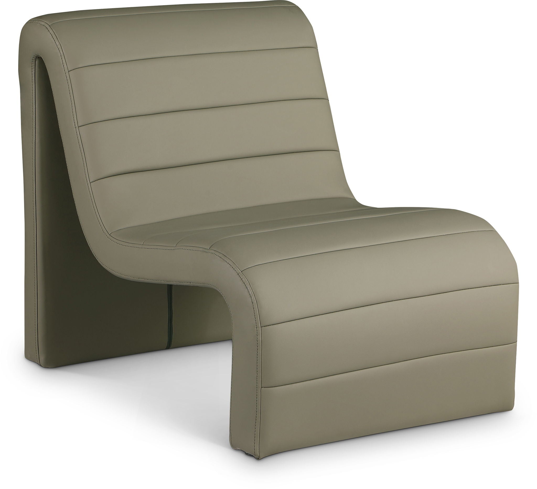 Ivy - Faux Leather Accent Chair