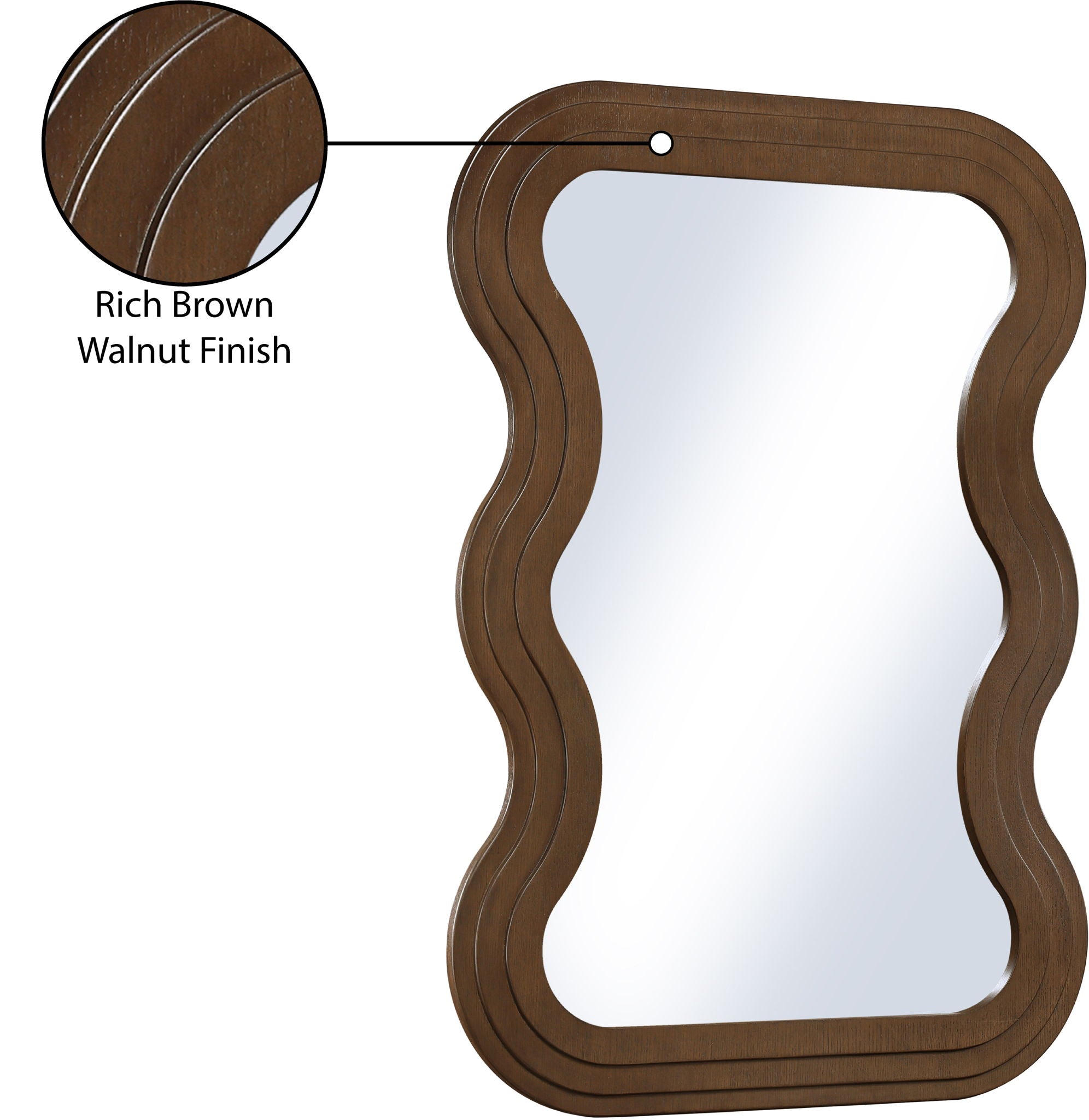Bellagio - Oak Veneer Mirror