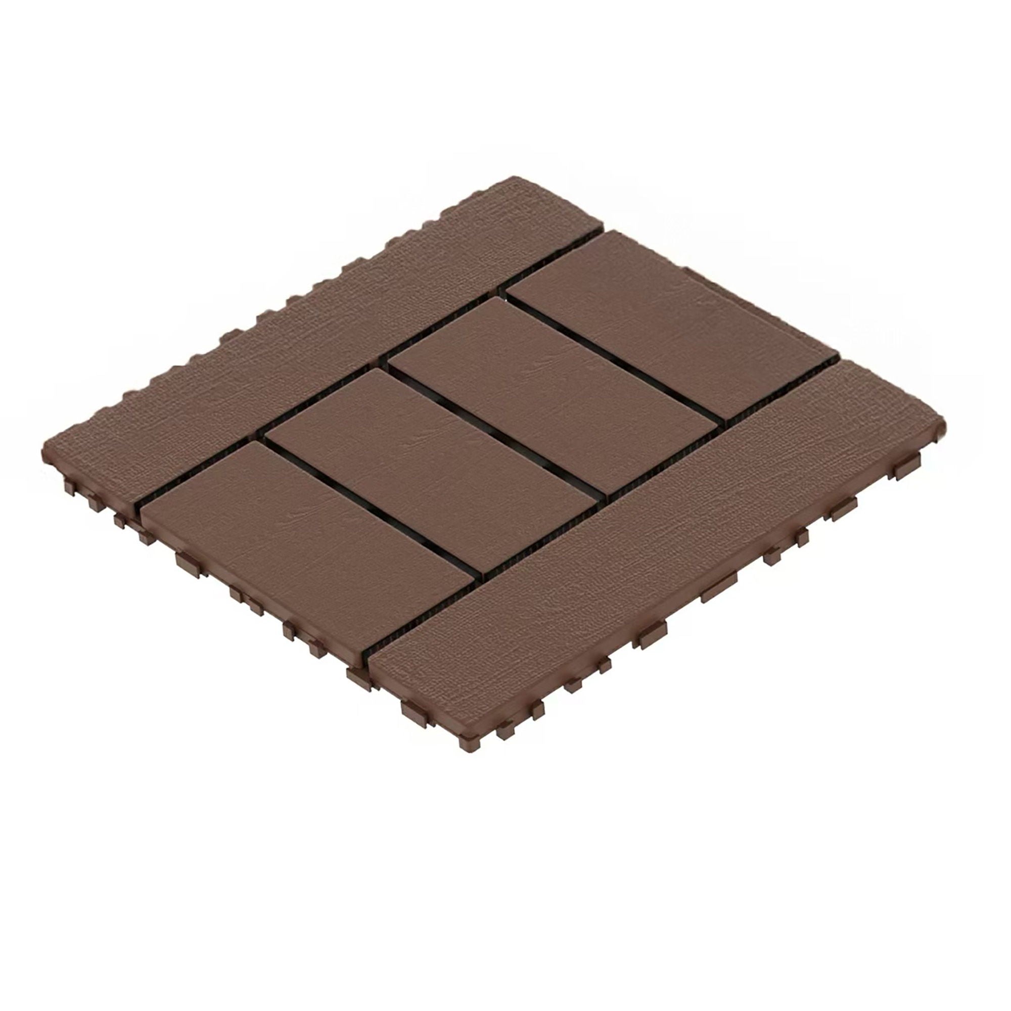 H Style Diy Module Interlocking Patio Deck Tiles