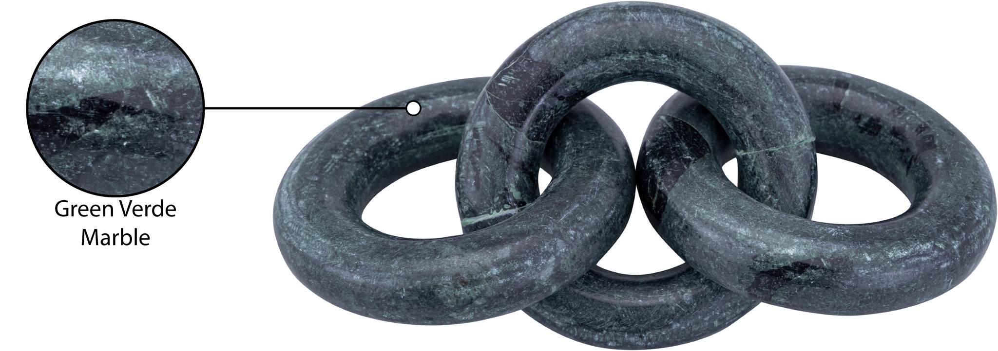 Rings - Marble Decorative Chain Links