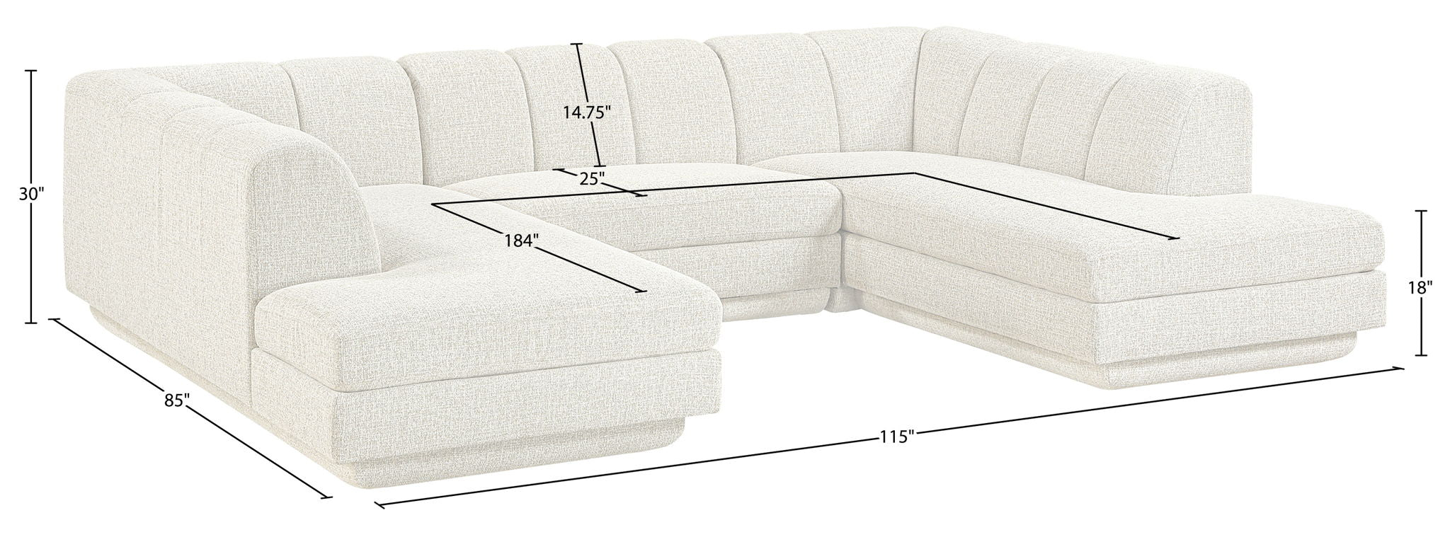 Modari - Sectional - Cream