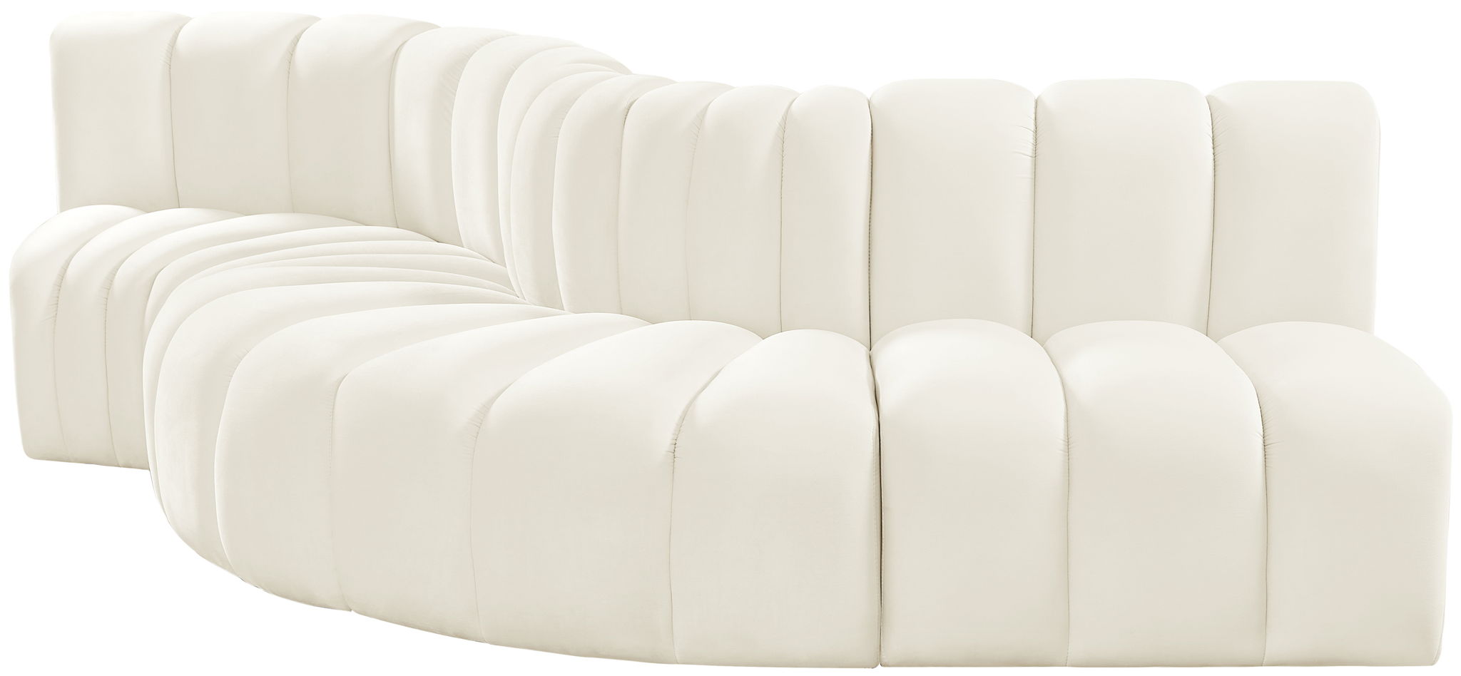 Arc - Velvet 5 Piece Modular Sofa