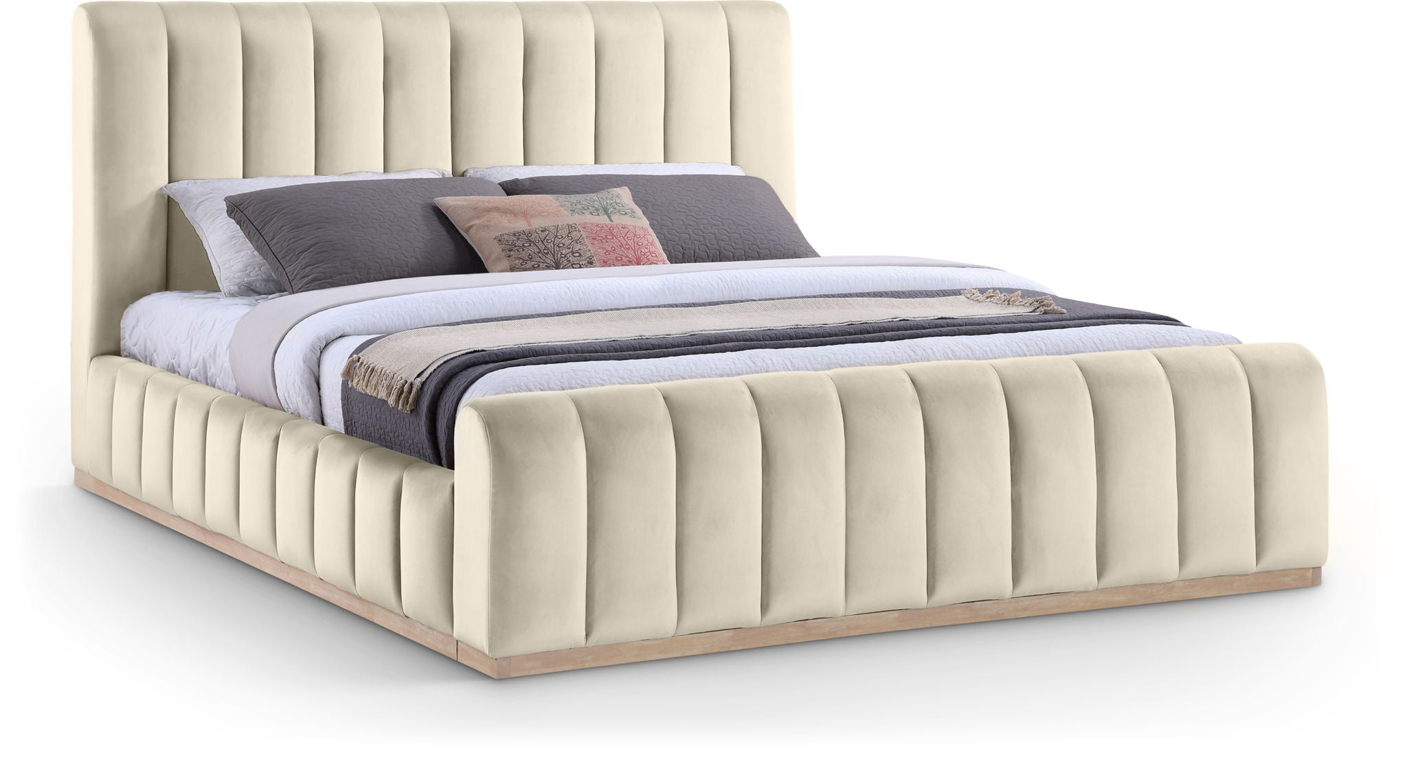 Amara - Velvet Bed