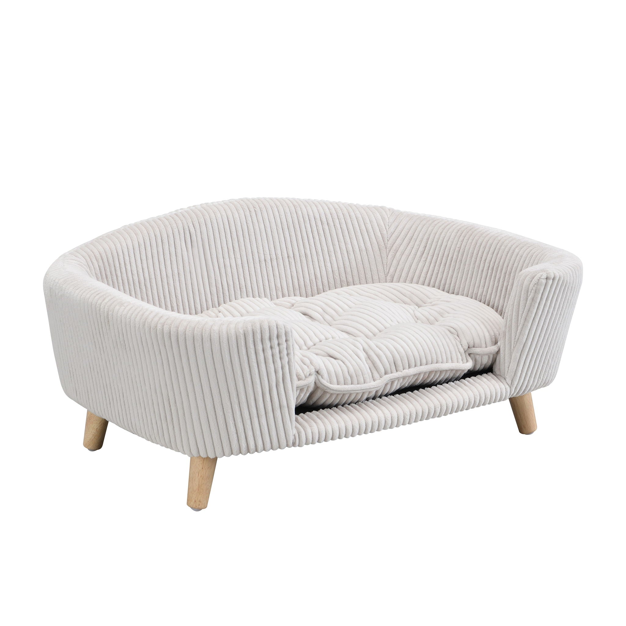 Elevated - Dog Bed Frame For Small Dog, Pet Couch Bed With Legs And Supportive Foam, Easy Assembly