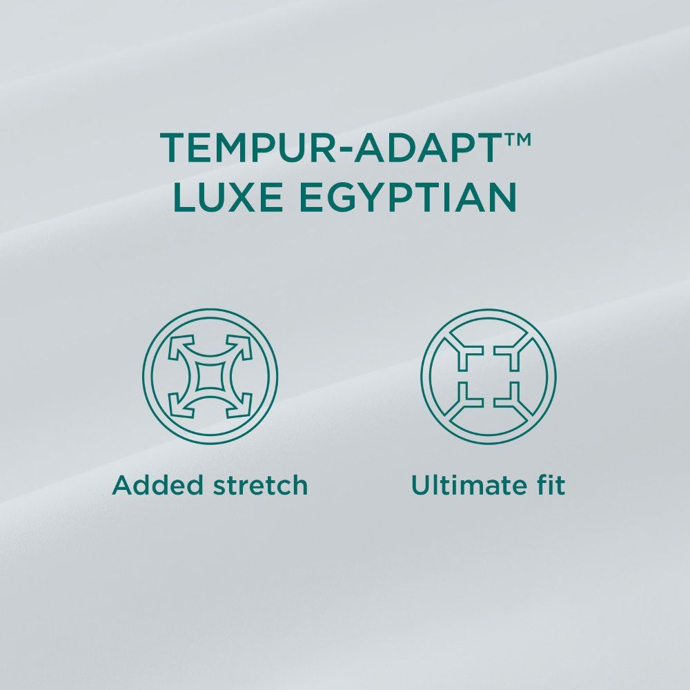 Tempur-Adapt - Tempur-Adapt Luxe Egyptian Cotton Sheets - Graphite