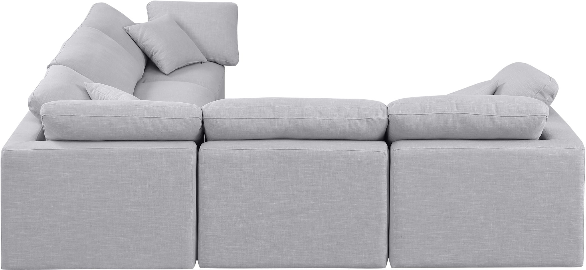 Indulge - Linen 5 Piece Modular Corner Sectional