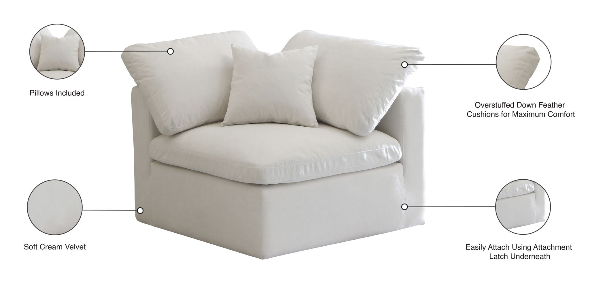 Plush - Modular Corner Chair