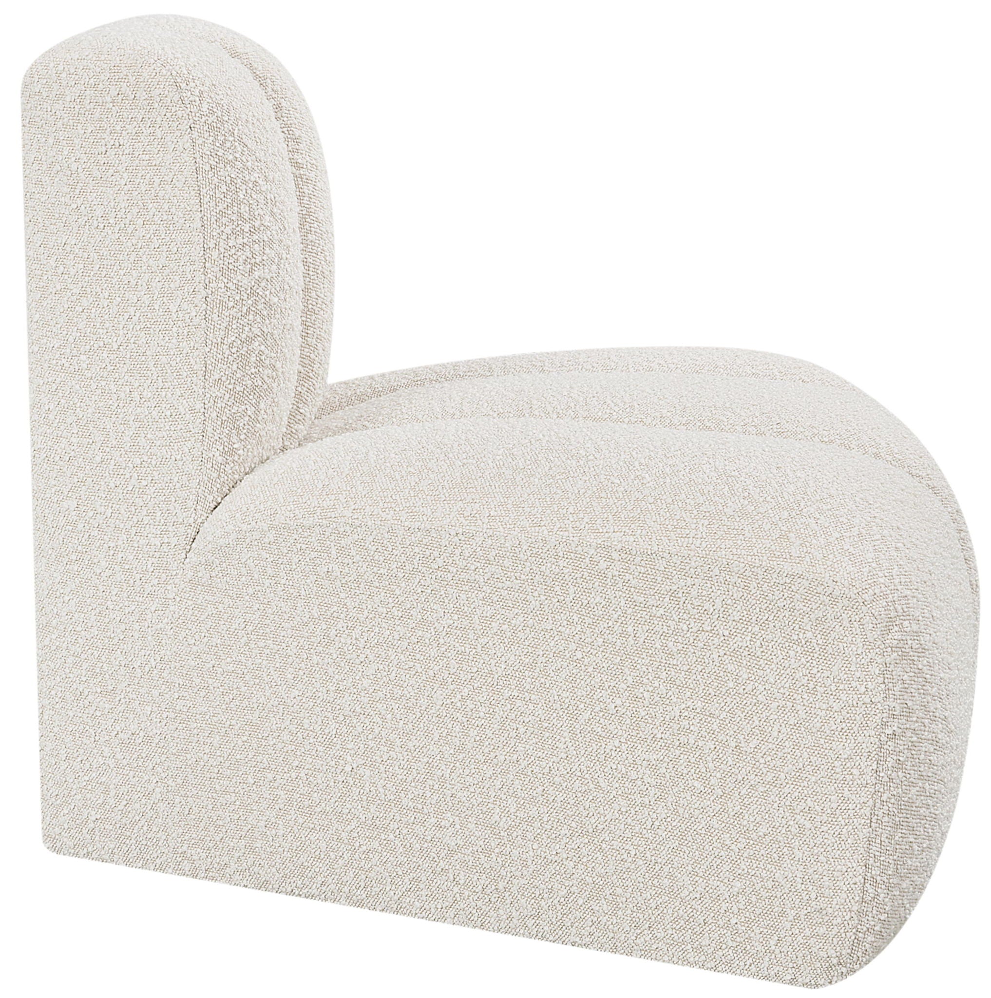 Arc - Boucle Fabric Reverse Corner