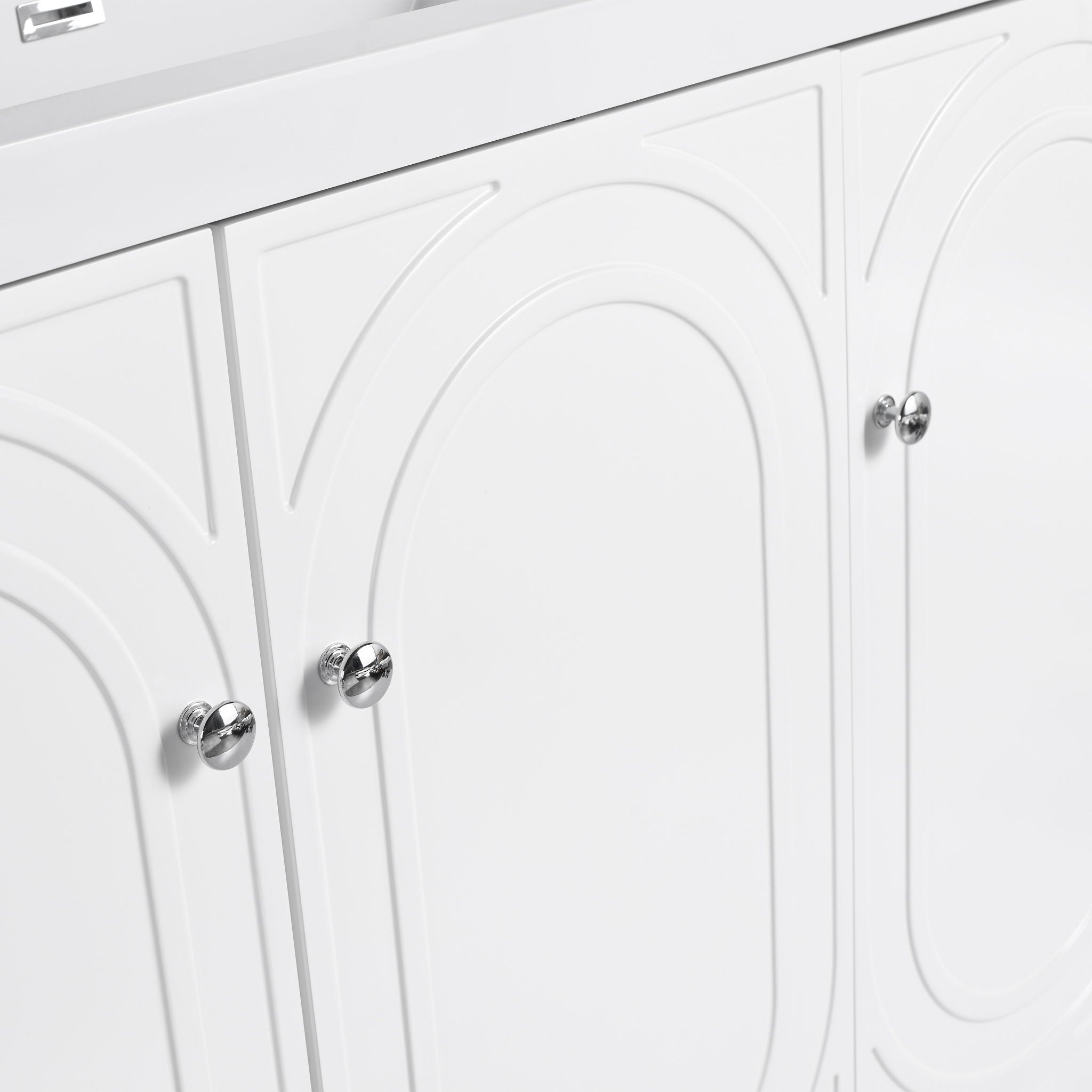 Modern Freestanding Bathroom Vanity With Soft Close Cabinet Doors