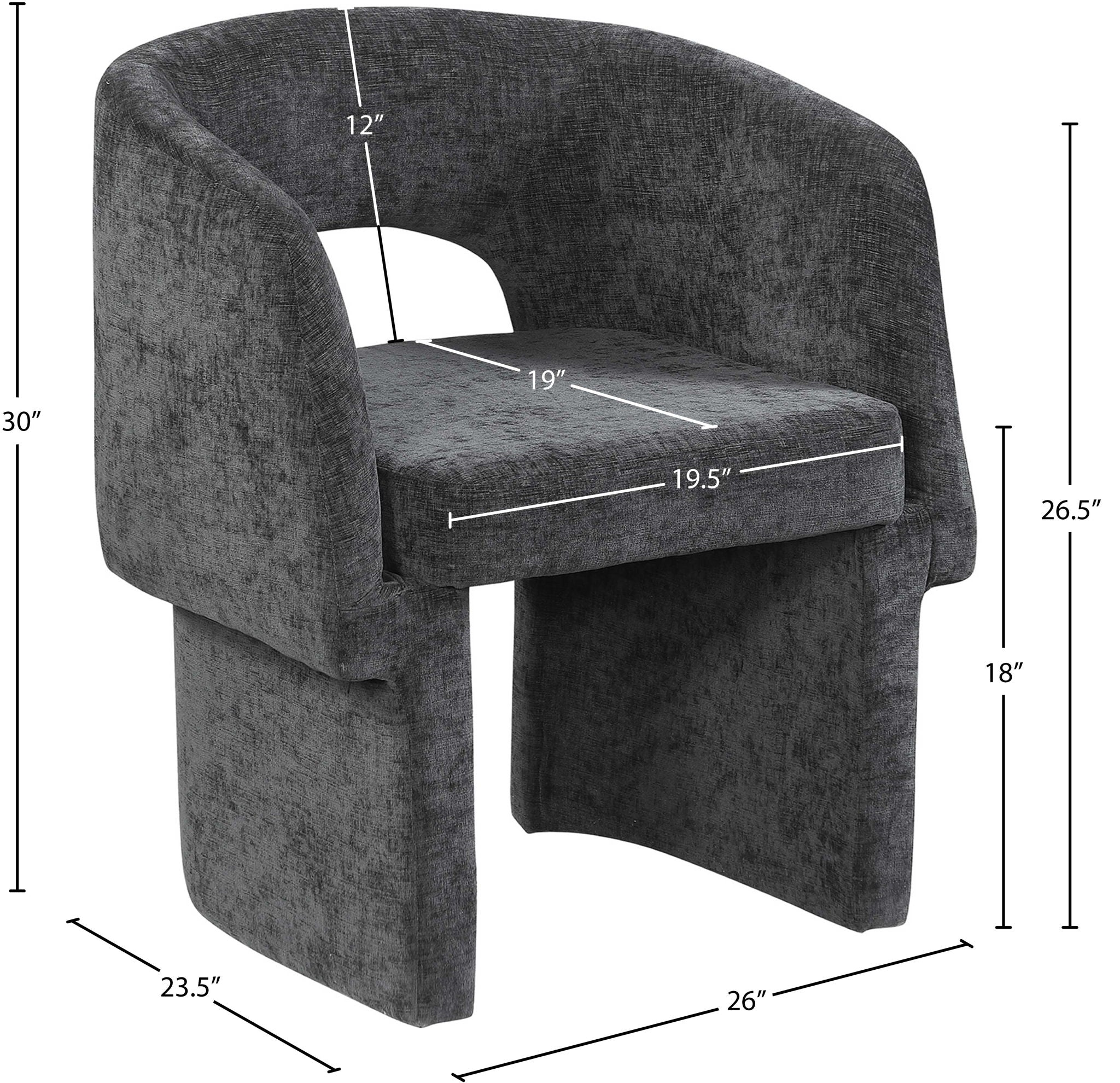 Emmet - Chenille Dining Chair / Accent Chair