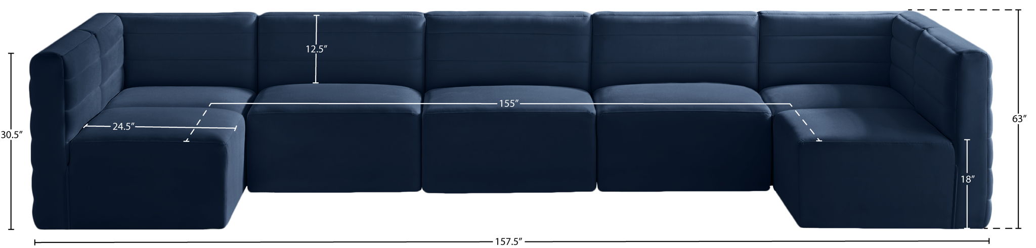 Quincy - 7 Piece Modular Sectional