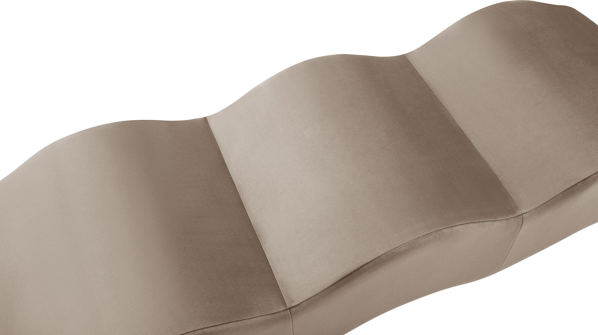 Wave - Velvet Bench