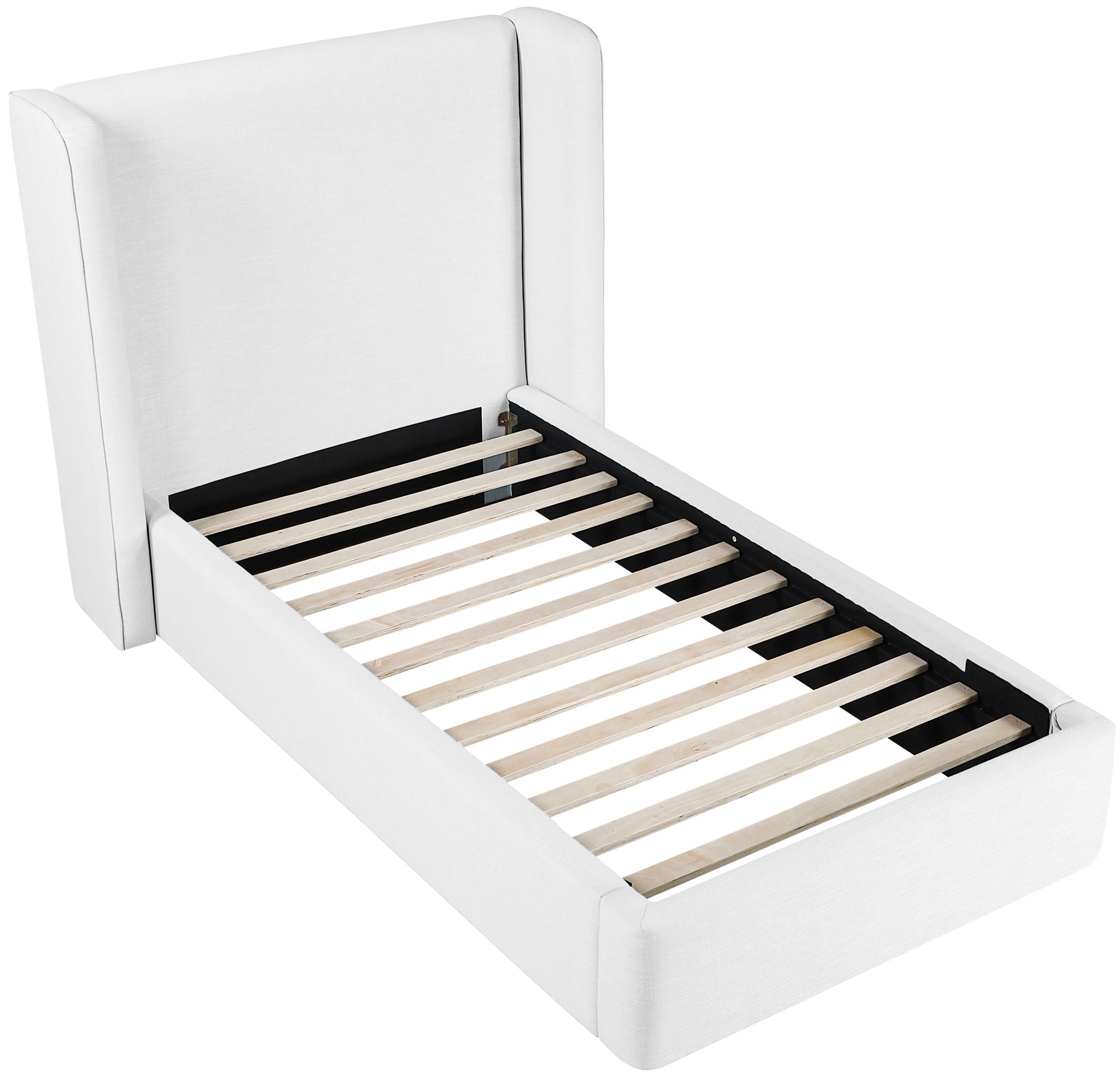 Kendall - Linen Textured Fabric Upholstered Bed