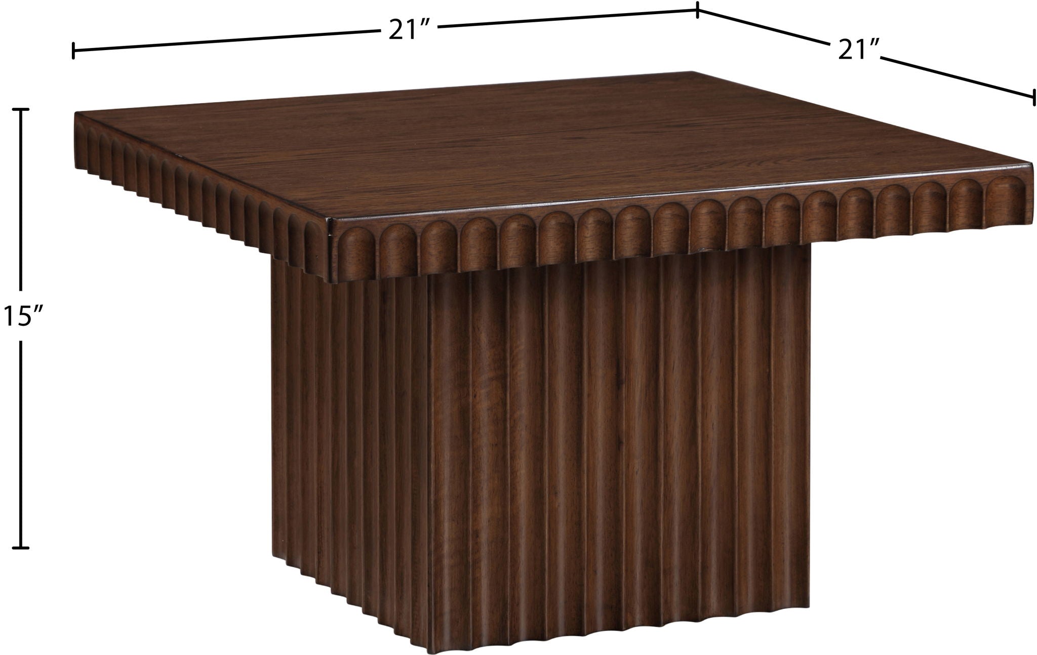 Spencer - 15" Oak Veneer Coffee Table