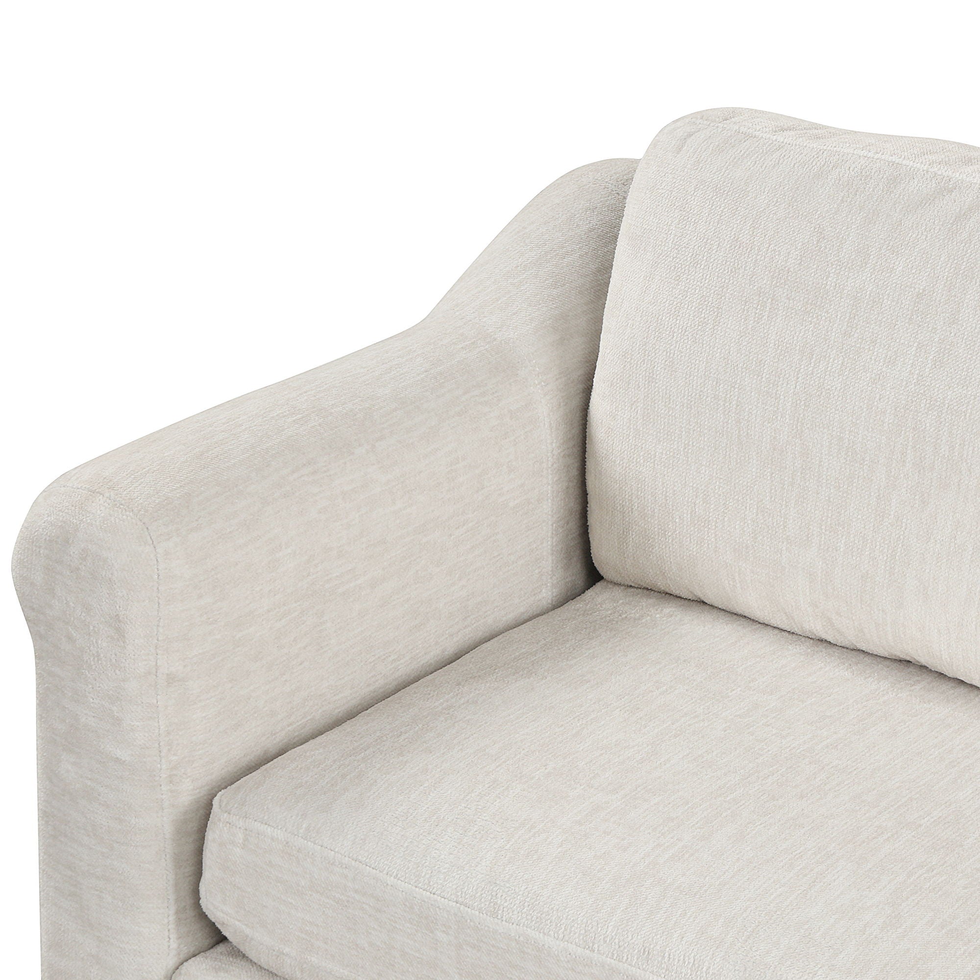 Contemporary U - Shaped Sectional Sofa With Movable Storage Ottoman