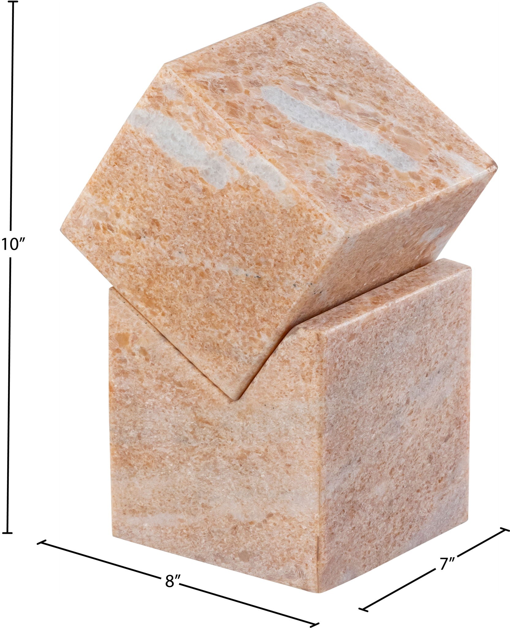Quad - Marble Decorative Cube