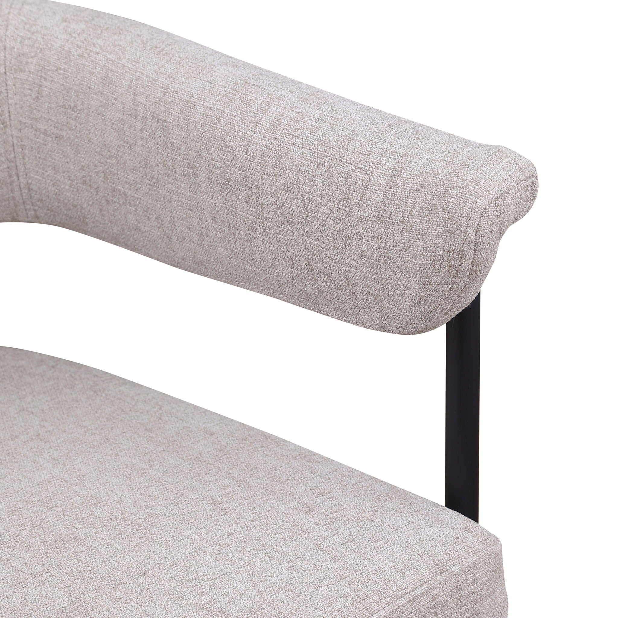Malin - Linen Dining Chair (Set of 2) - Taupe