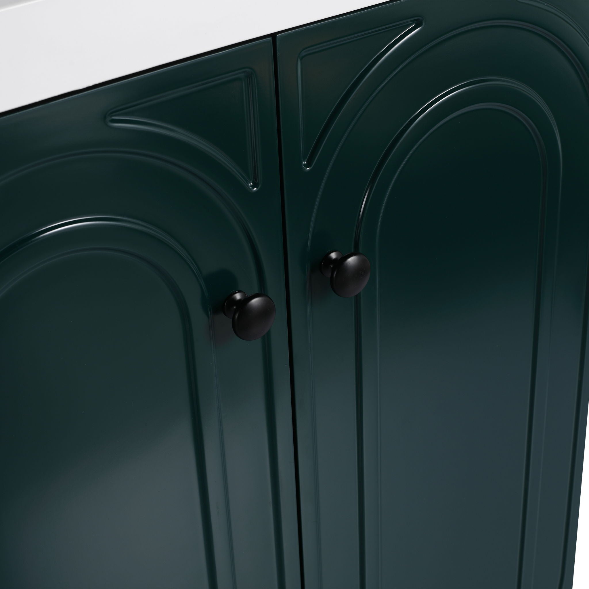 Modern Freestanding Bathroom Vanity With Soft Close Cabinet Doors