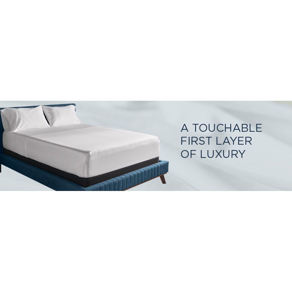 Linens - Tempur Luxe Egyptian Cotton Sheet Set - Cool Gray