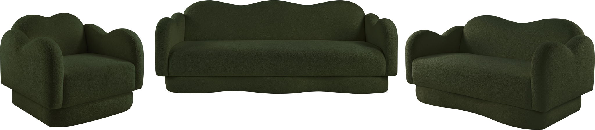 Bloom - Teddy Fabric Loveseat