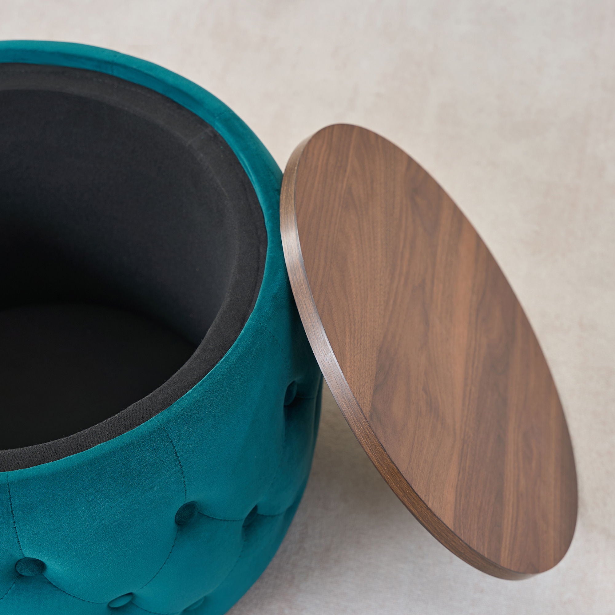 Nesting Ottomans 2 Piece With Tray, 4 In 1 Function