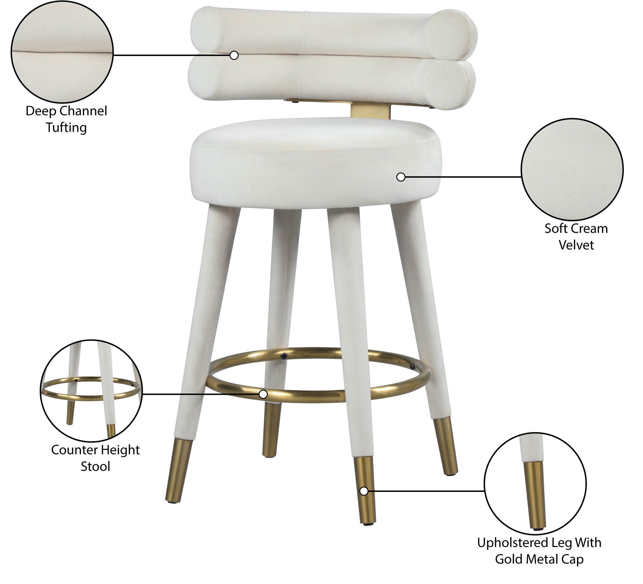Fitzroy - Counter Stool (Set of 2)