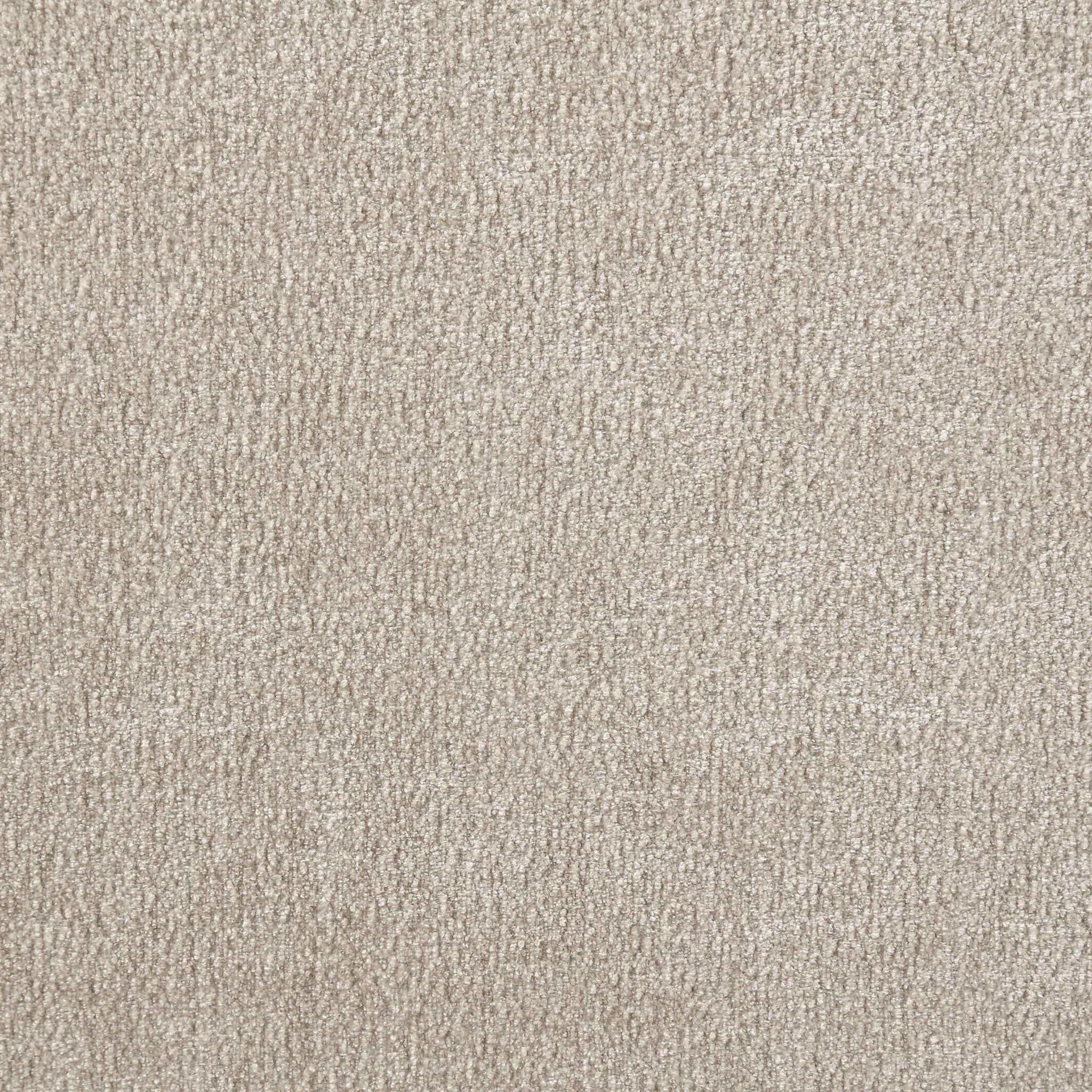 Turin - Chenille Fabric Upholstered Modular Corner Chair - Taupe / Brown Walnut