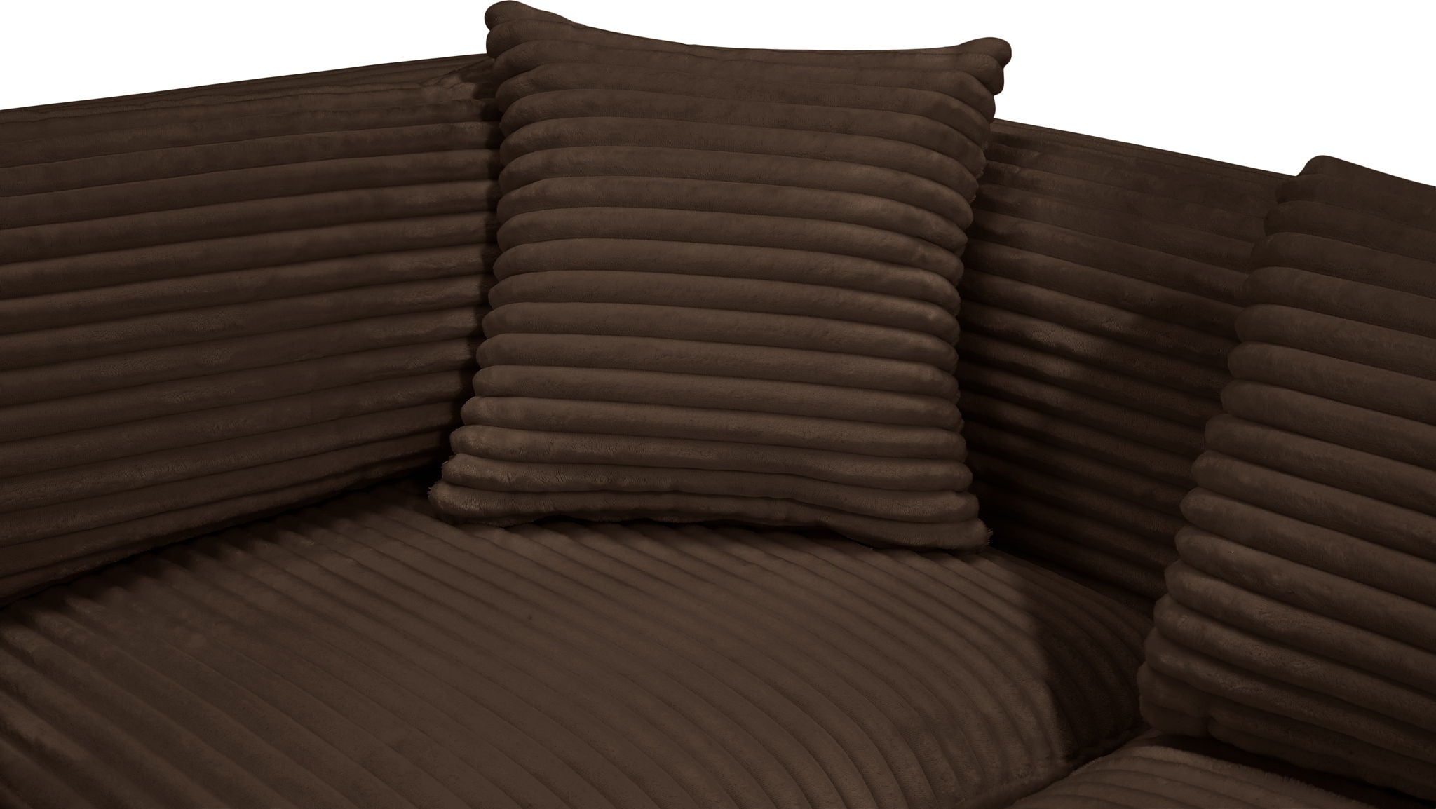 Shaggy - 6 Piece Modular Sectional With Chaise And Ottoman