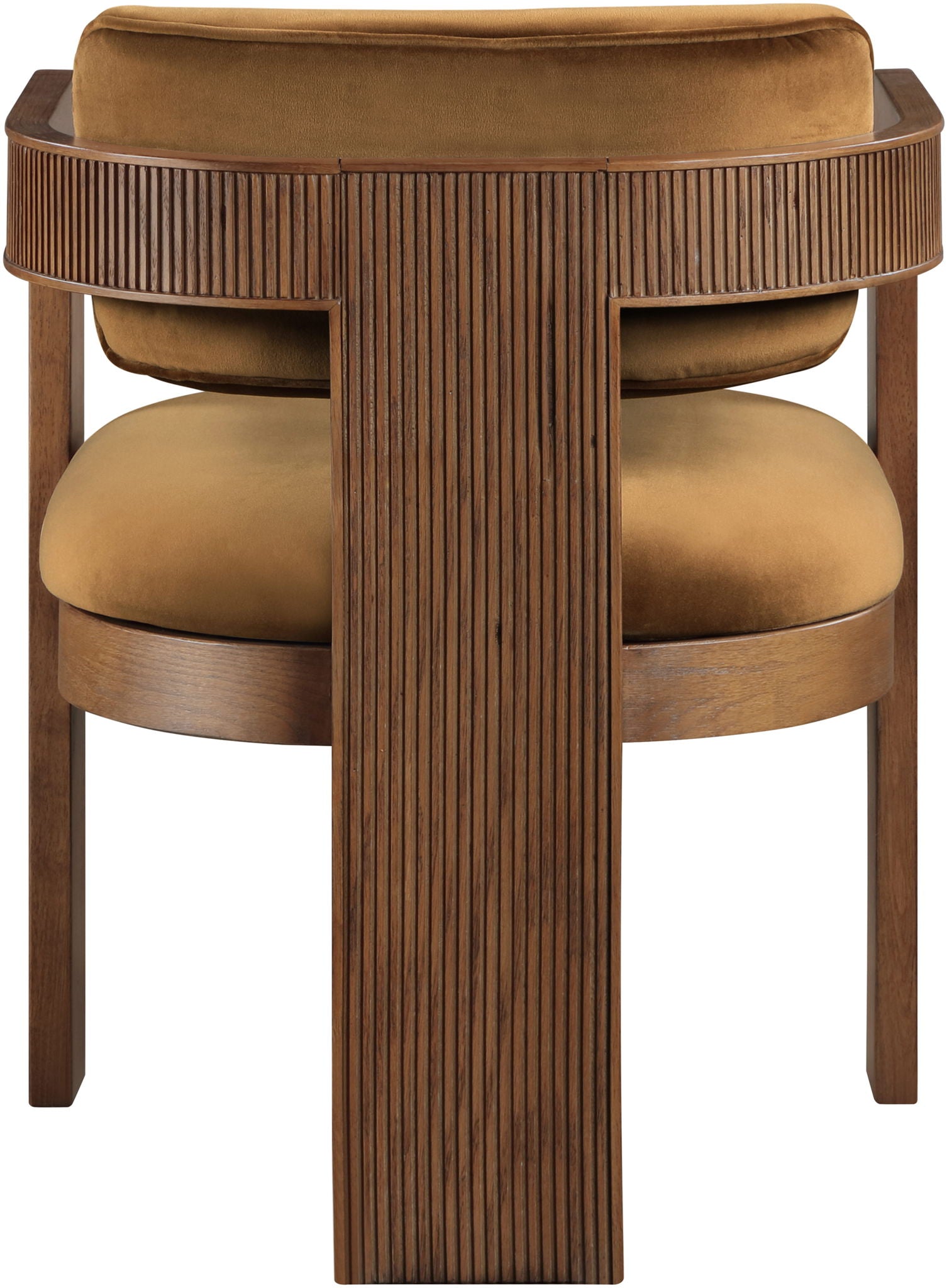 Sacha - Velvet Dining Chair With Brown Base (Set of 2)