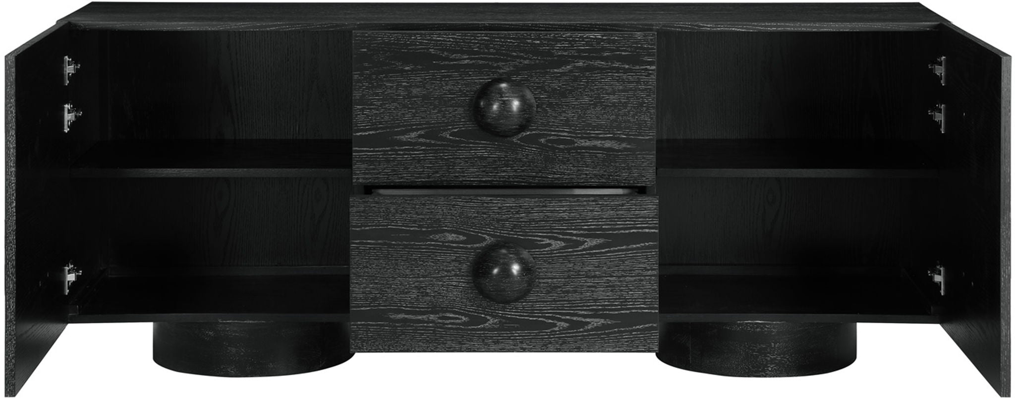 Bubble - Rubberwood with Oak Veneer Sideboard / Buffet