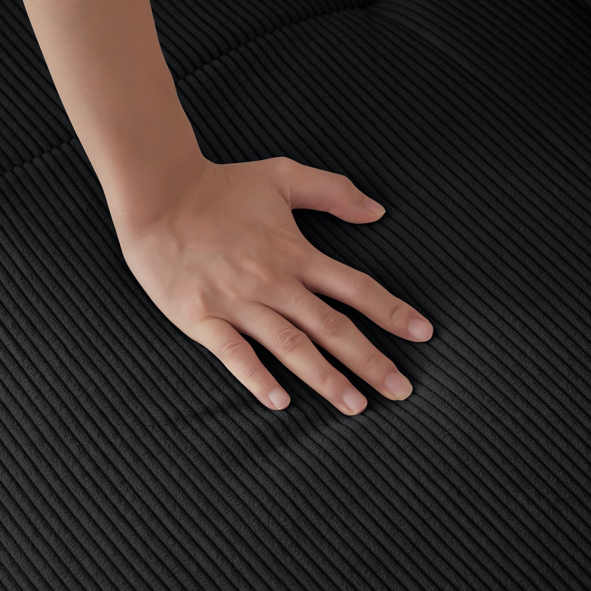 L Shaped Modular Sectional Sofa And Movable Ottoman