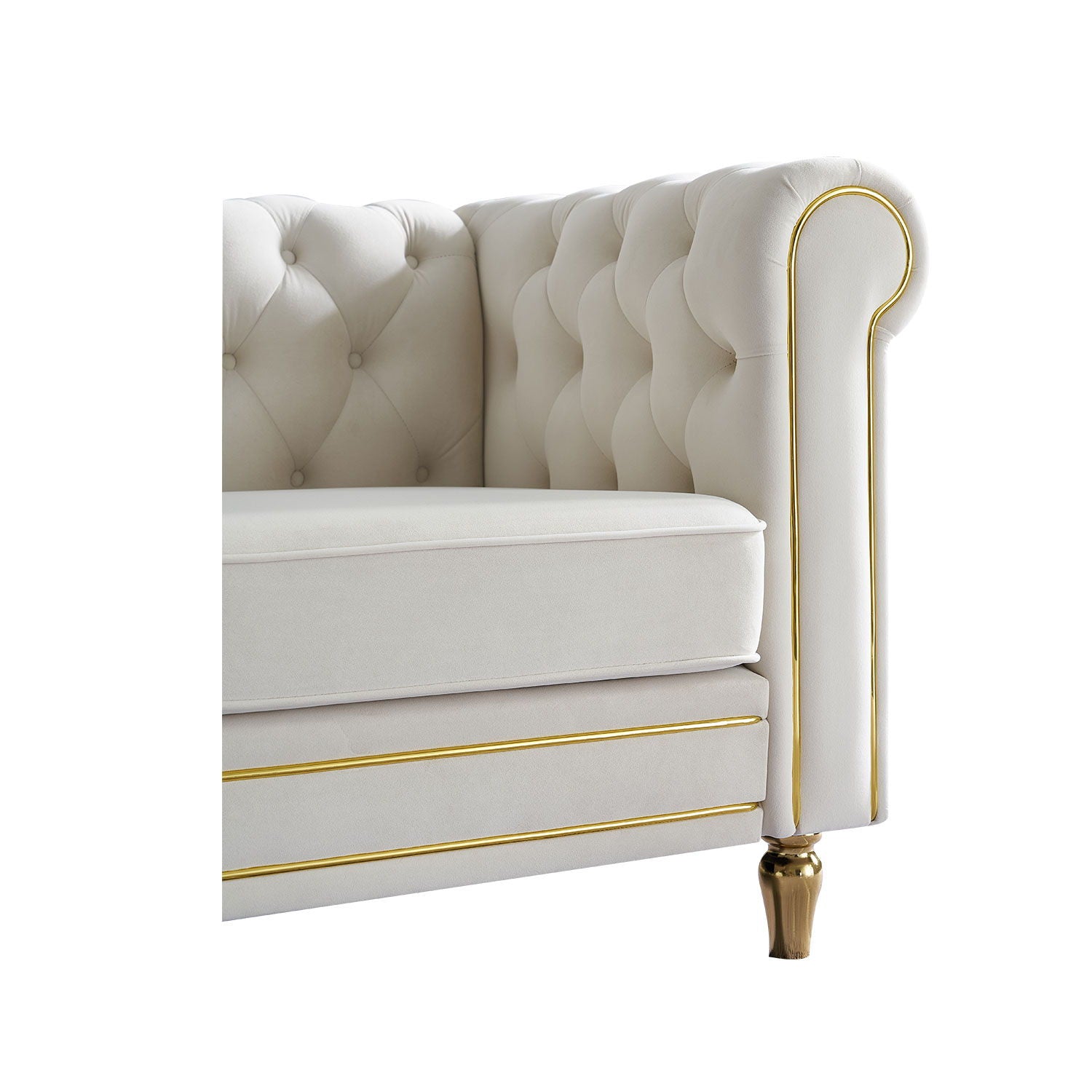 Chesterfield - Sofa 84.65" For Living Room