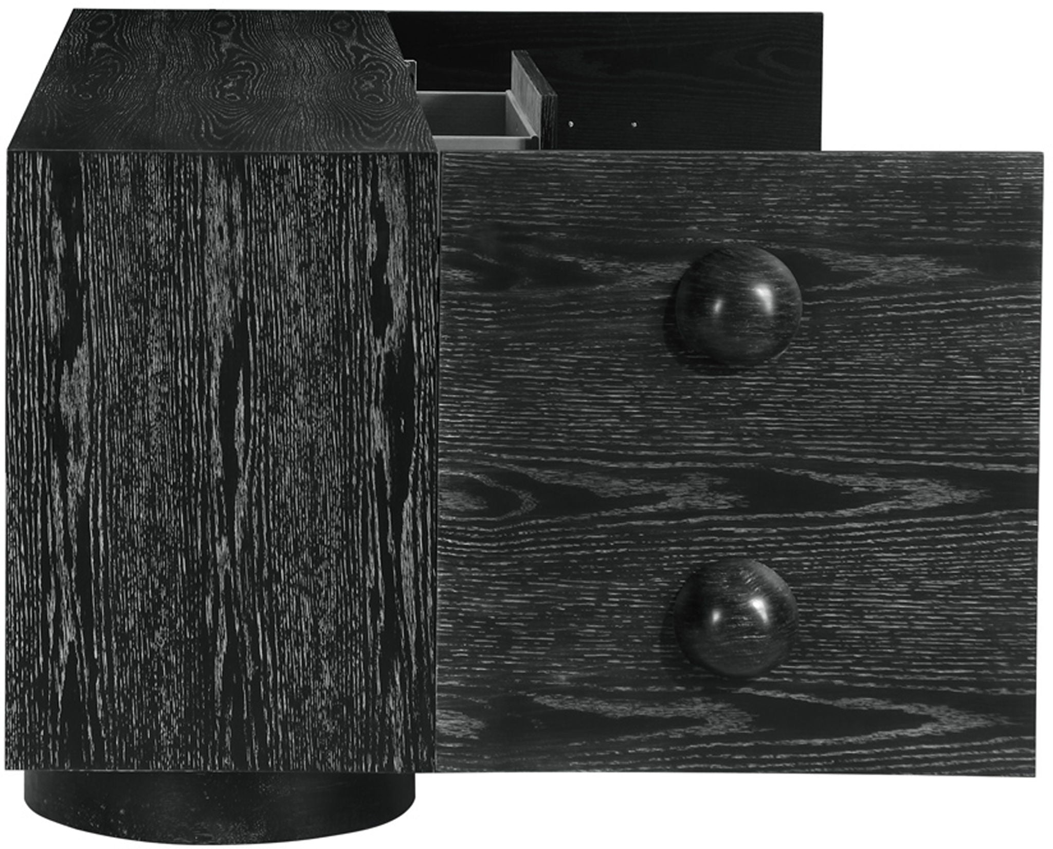 Bubble - Rubberwood with Oak Veneer Sideboard / Buffet