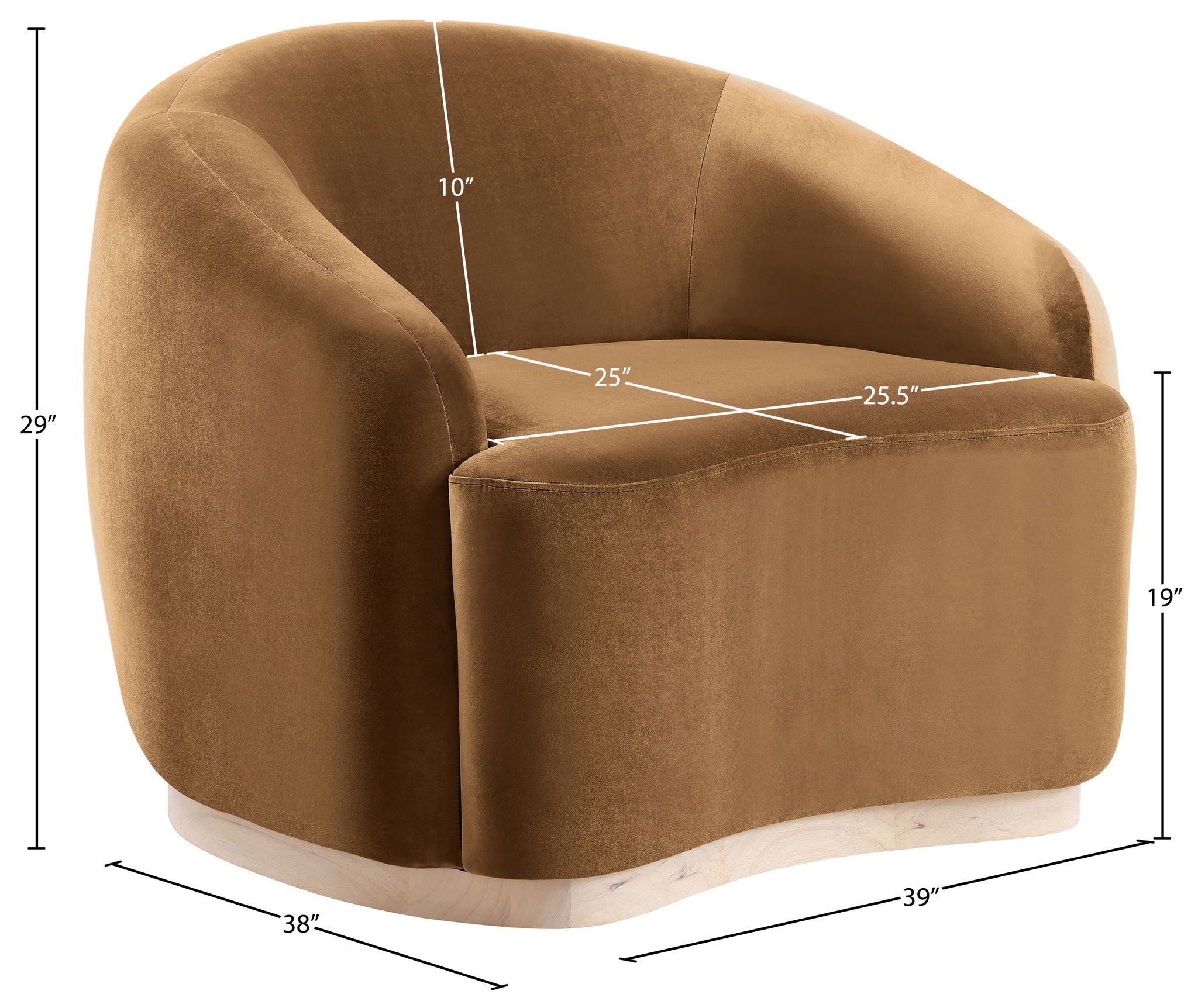 Gustavo - Velvet Upholstered Chair