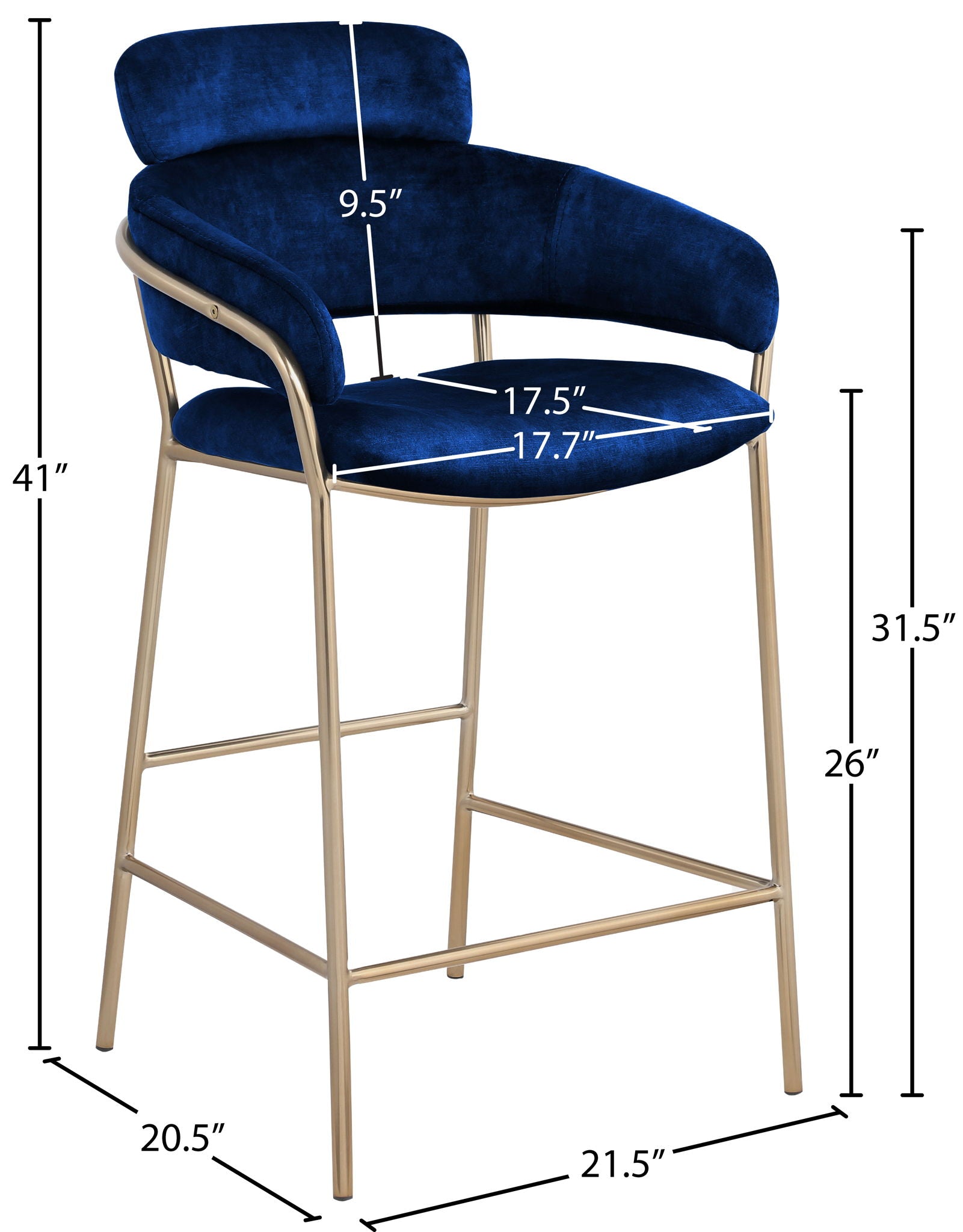 Yara - Counter Stool