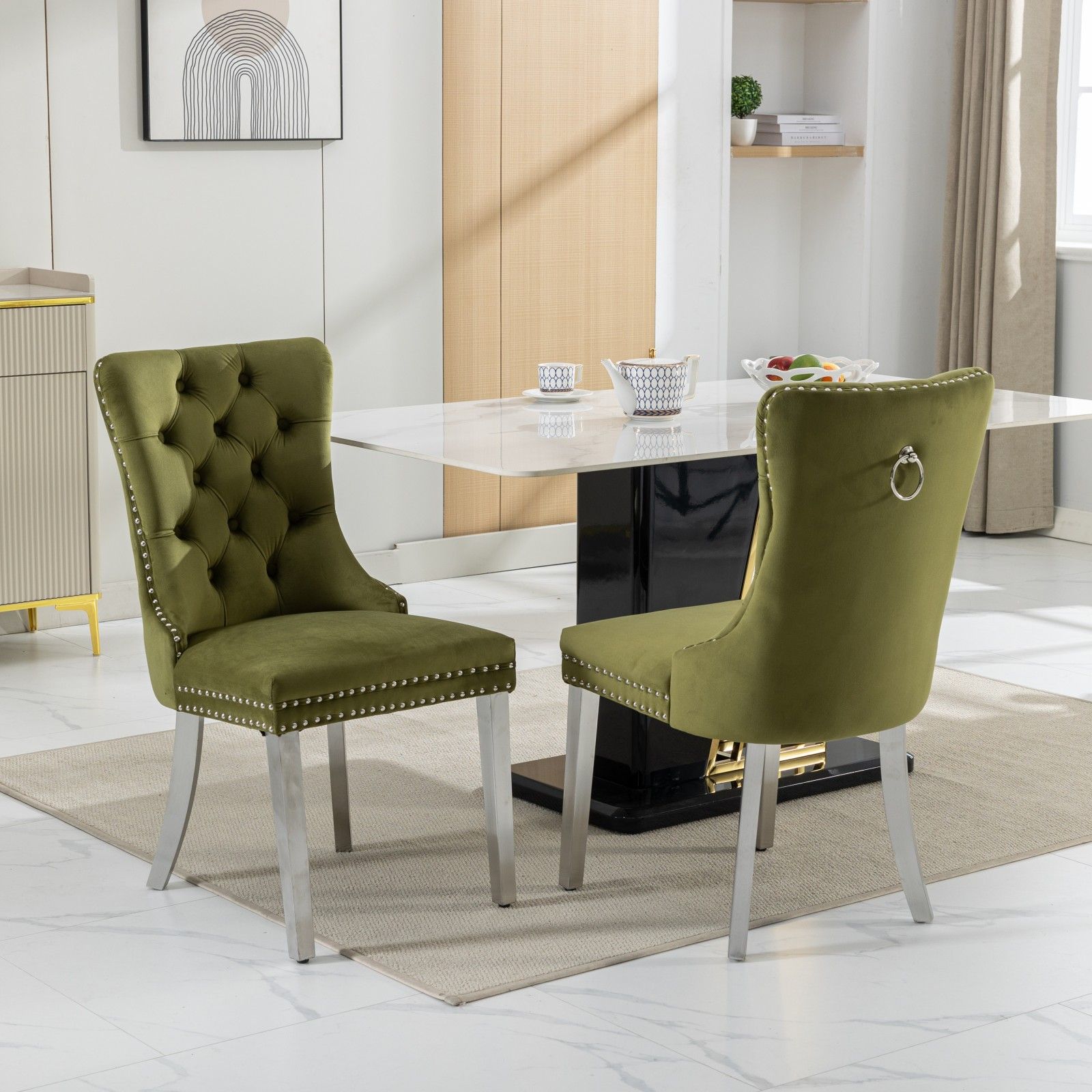 Nikki - Contemporary Upholstered Dining Chair (Set of 2)