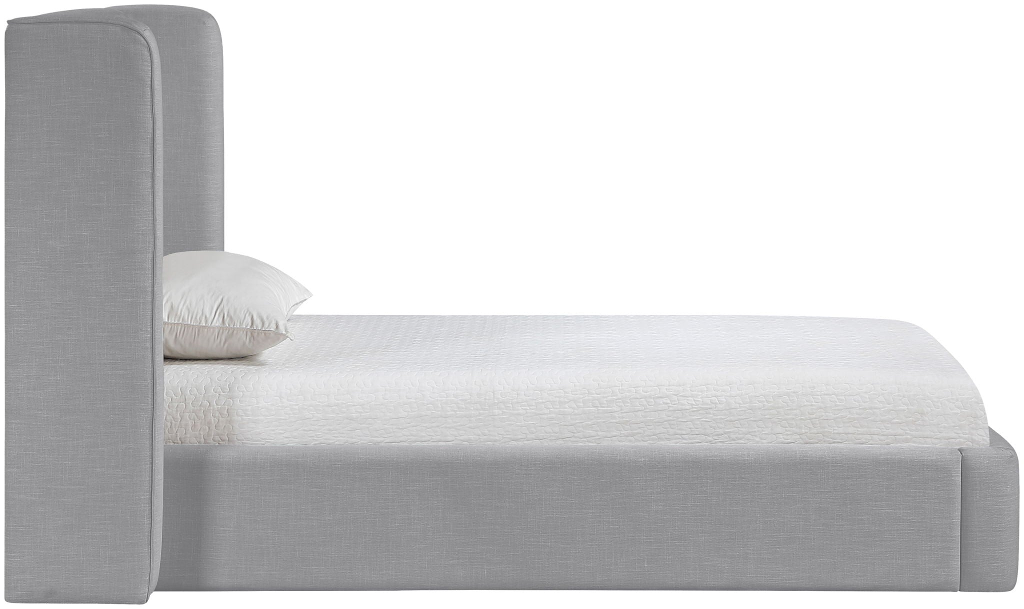 Kendall - Linen Textured Fabric Upholstered Bed