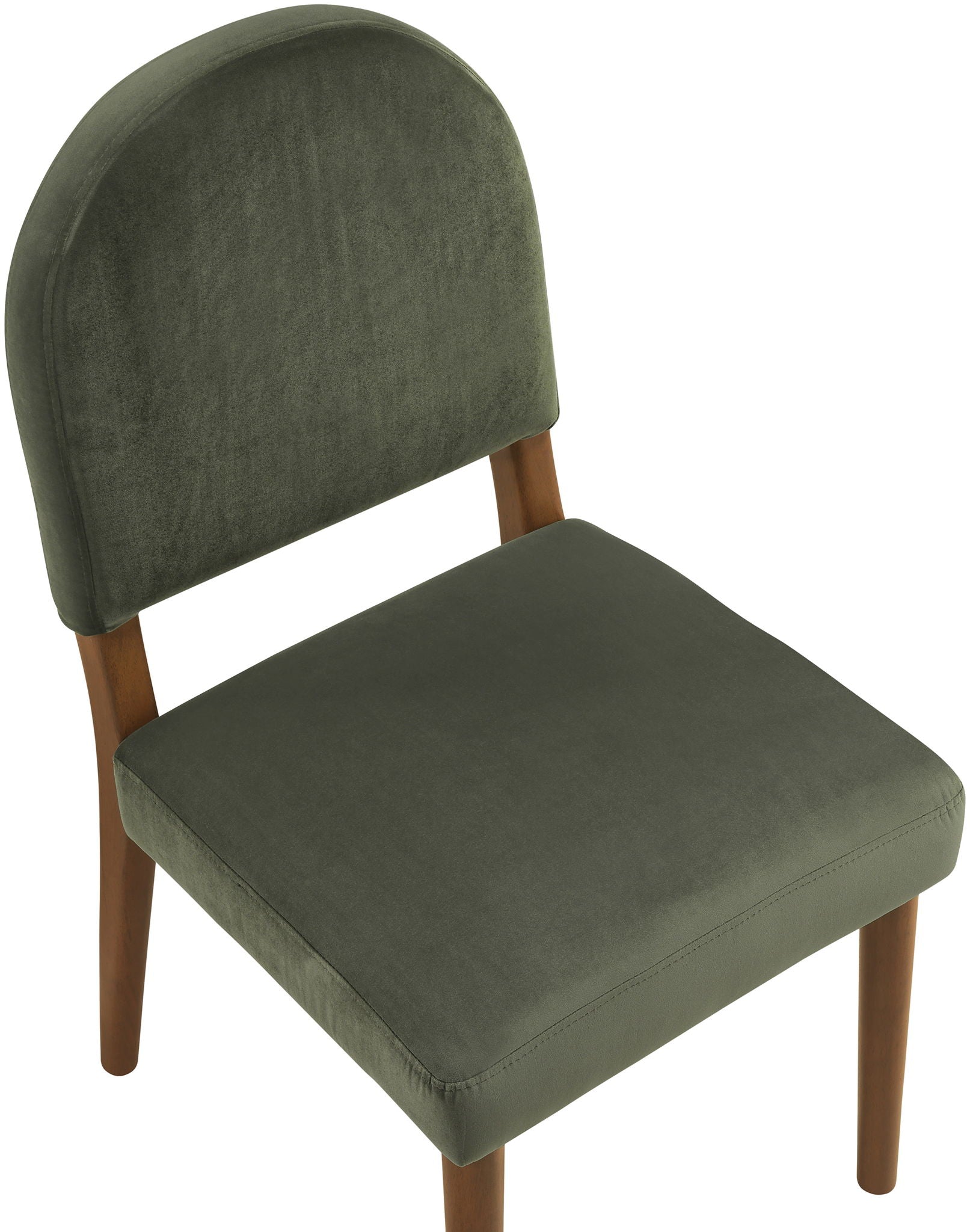 Varinelle - Velvet Dining Chair (Set of 2) - Walnut Frame