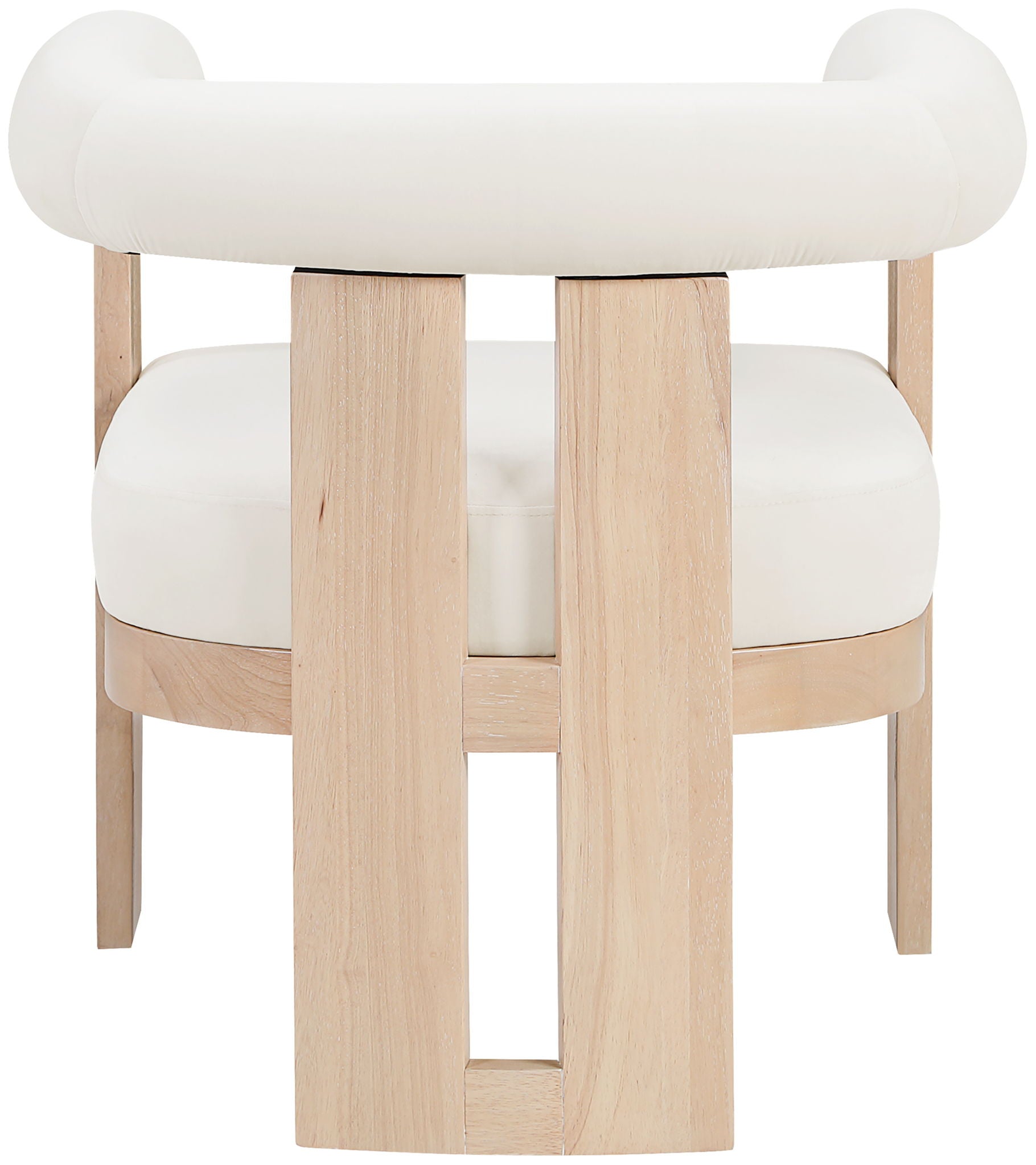 Arienzo - Performance Fabric Upholstered Accent Chair - Natural Base