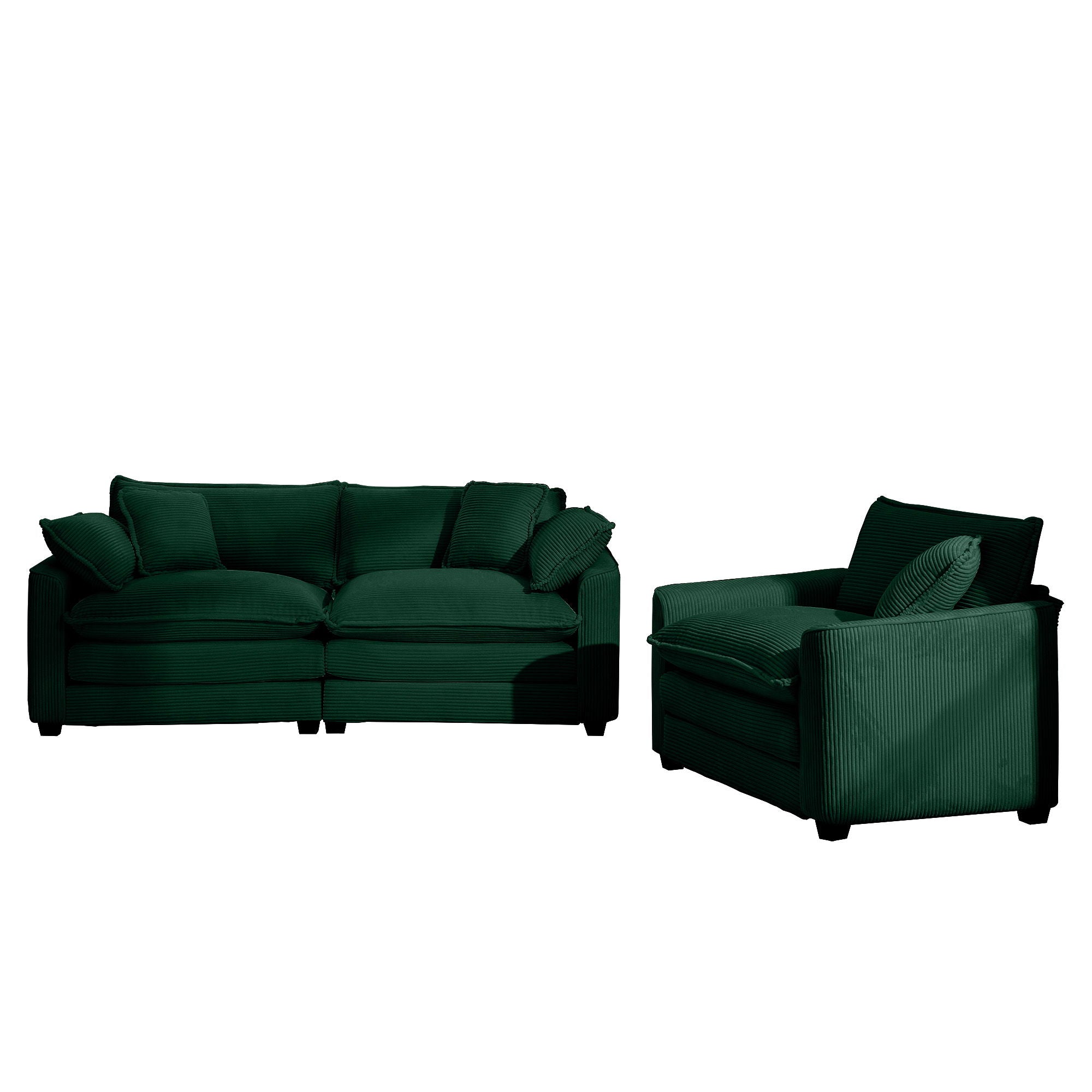 Elegant Oversized Sectional Sofa Set With Deep Seats And Flexible Layout
