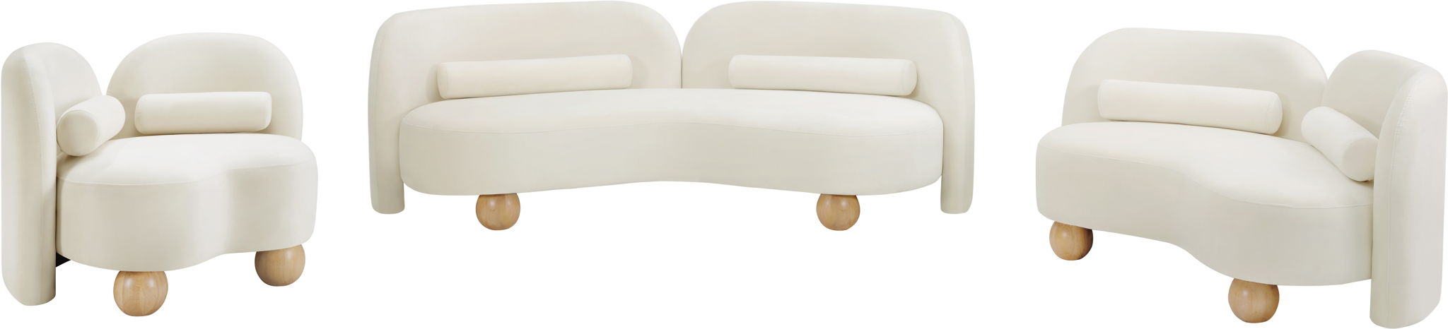 Daphne - Velvet Loveseat