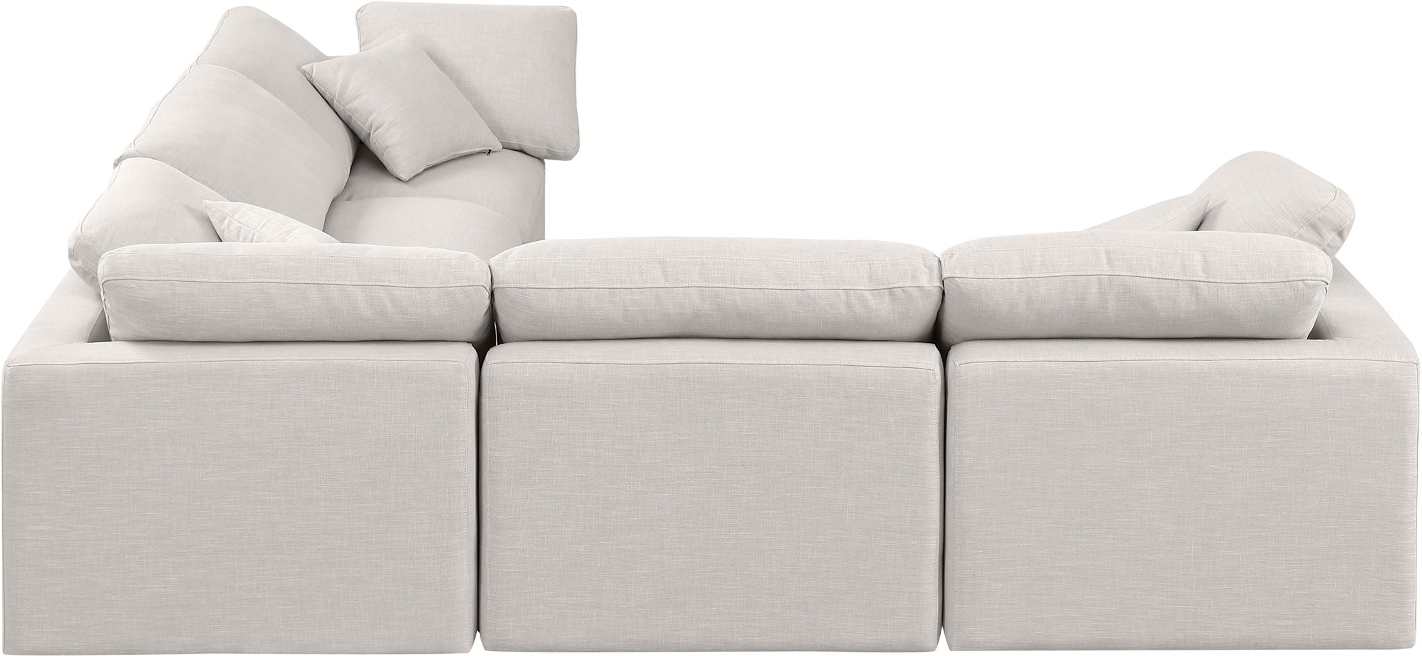 Indulge - Linen 5 Piece Modular Corner Sectional