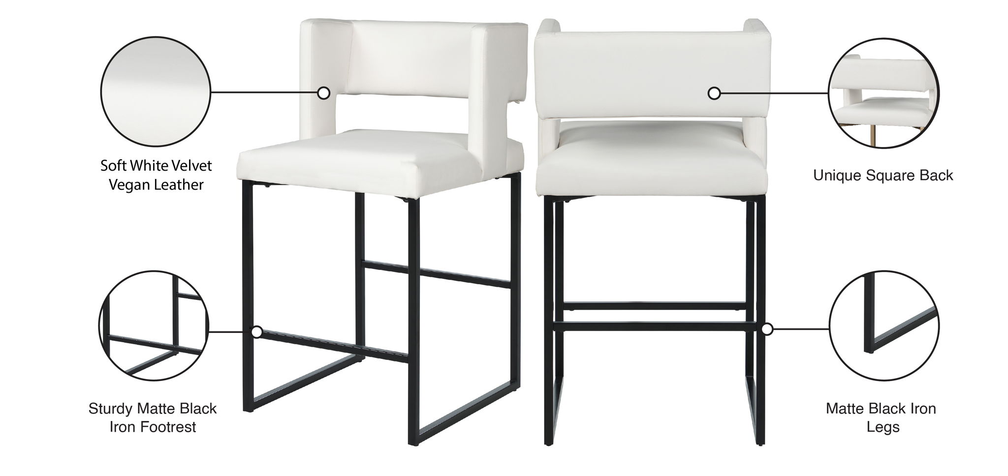 Caleb - Counter Stool (Set of 2)